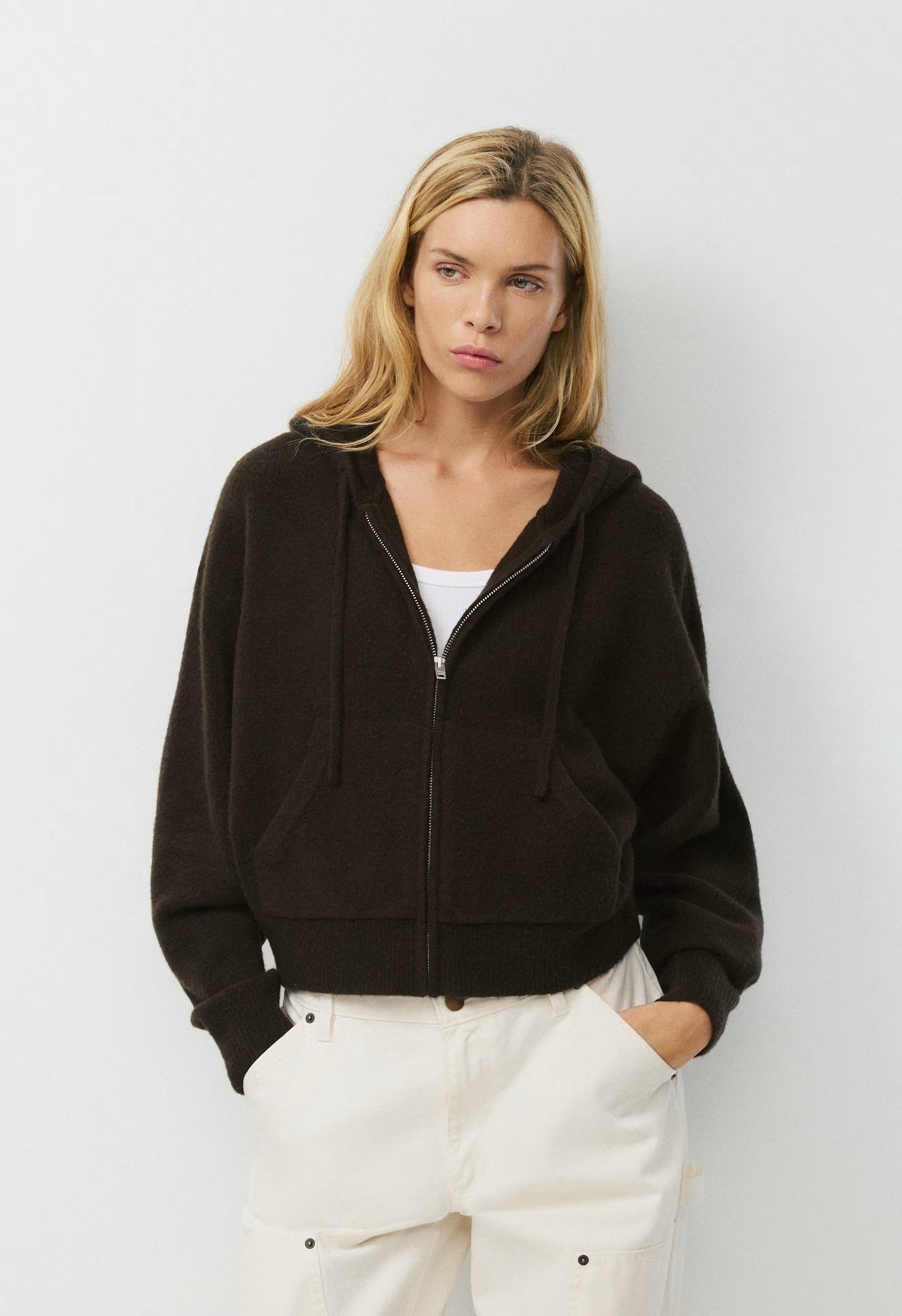 Peyton Zip Hoodie - CACAO NIB BROWN