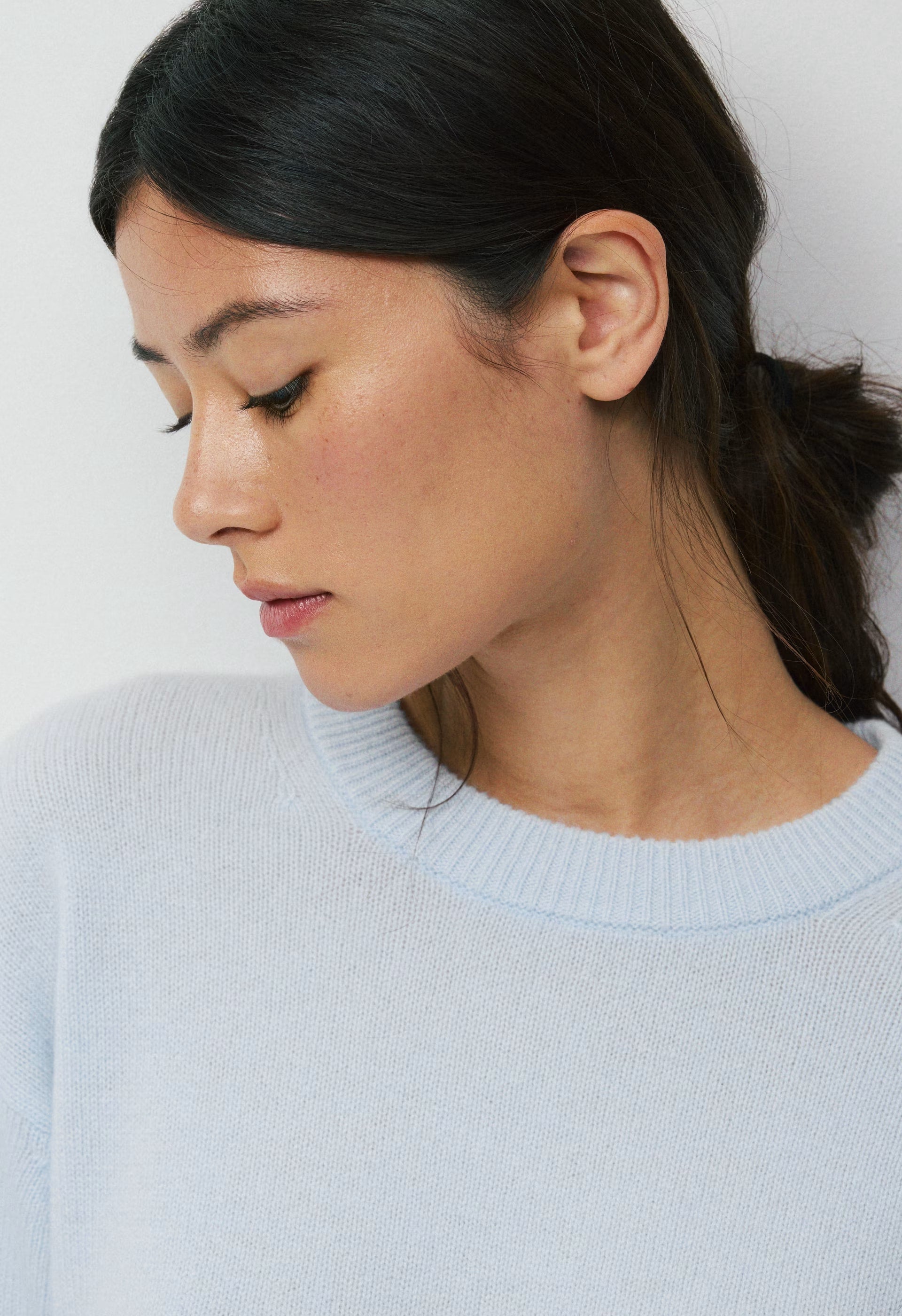 Essential Cashmere Relic Sweater - HEATHER CHARCOAL