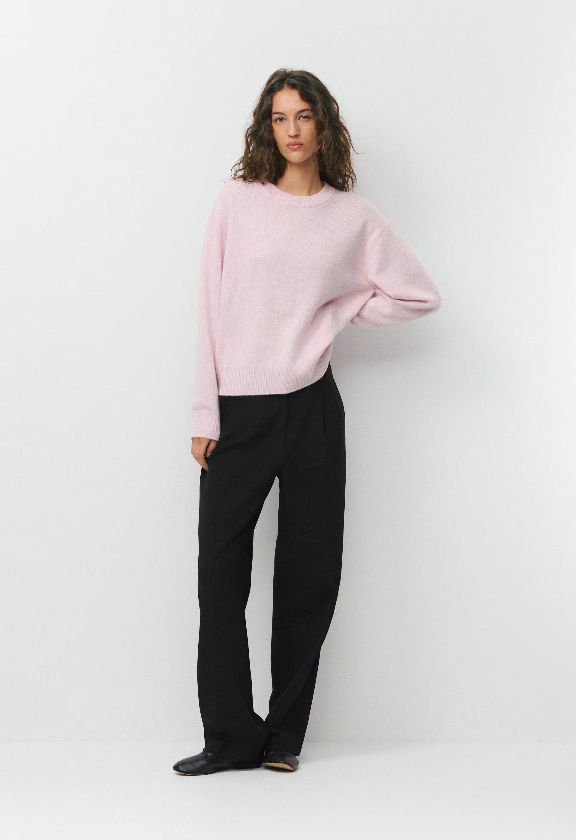 Essential Cashmere Relic Sweater - MAGNOLIA