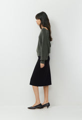 SoftSpoke™ Rhoda Sweater - FLINT GREEN