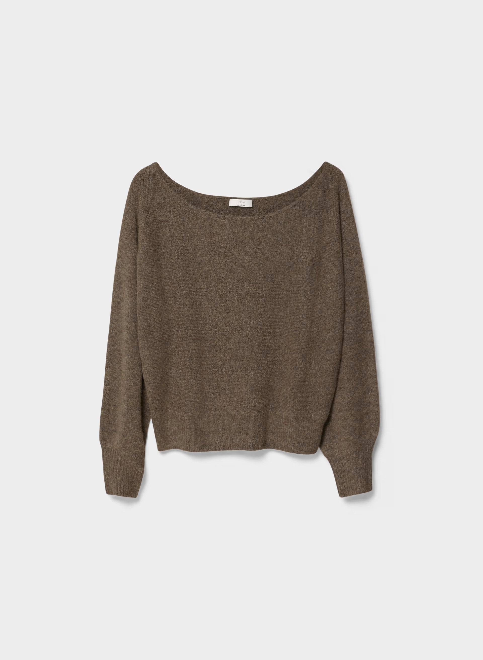 SoftSpoke™ Rhoda Sweater - HEATHER DARK CHOCOLATE