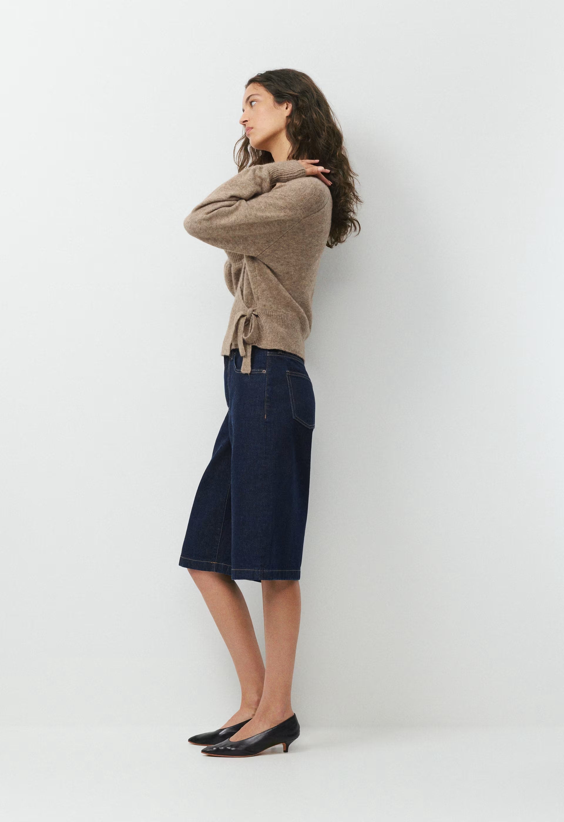 SoftSpoke™ Cassidy Wrap Sweater - HEATHER NOMAD TAUPE