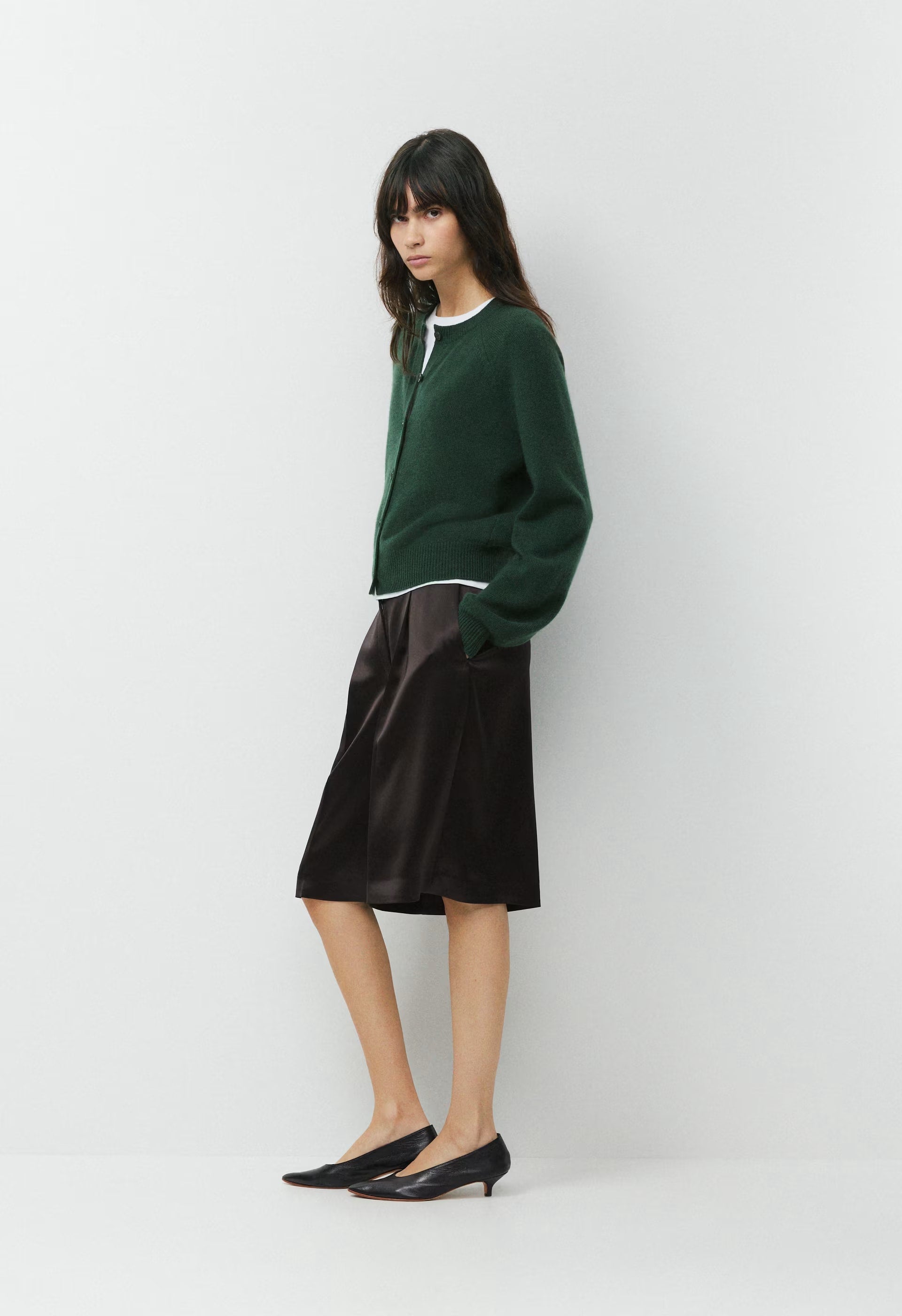 Essential Wool Cashmere London Cardigan - DARK NIGHT NAVY