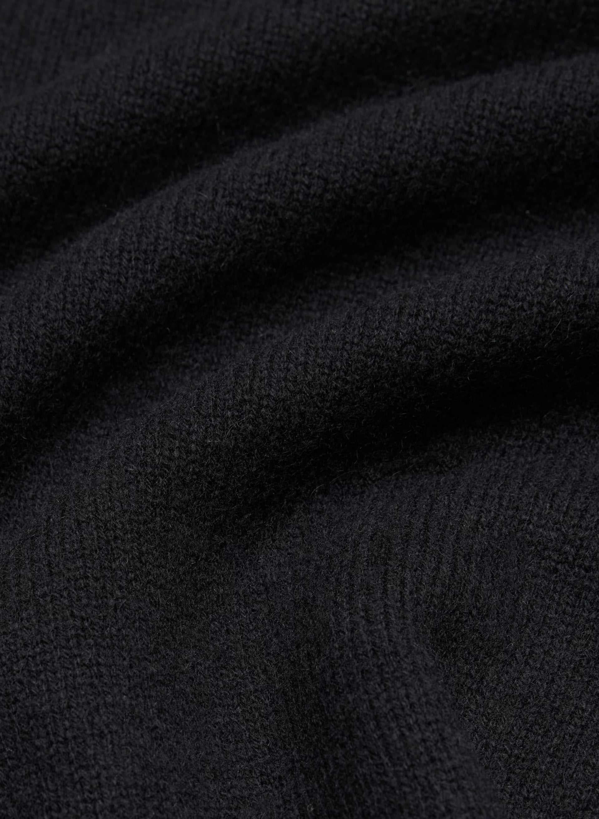 Essential Wool Cashmere Cherub Sweater - BLACK