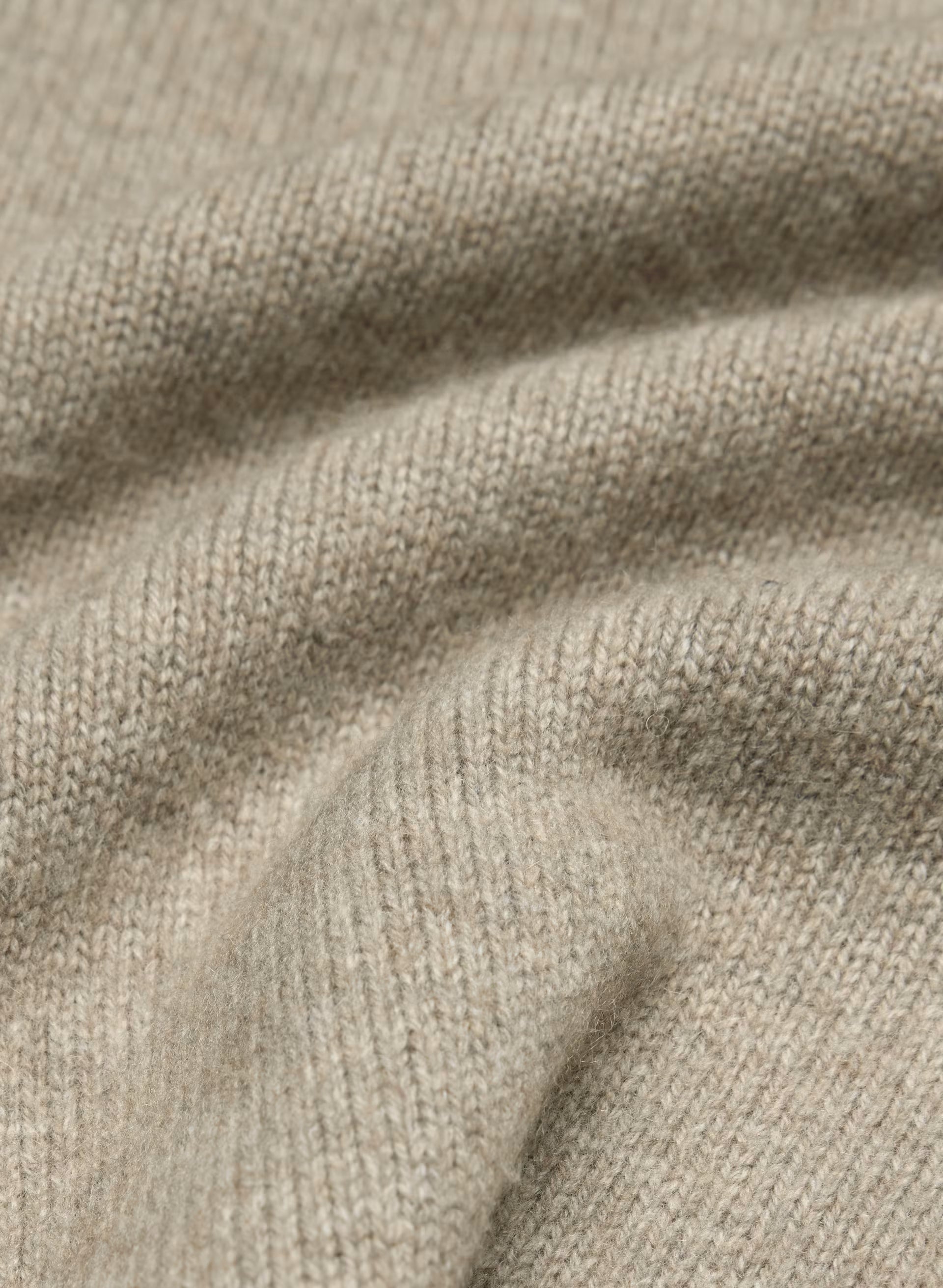 Essential Wool Cashmere Cherub Sweater - HEATHER NOMAD TAUPE