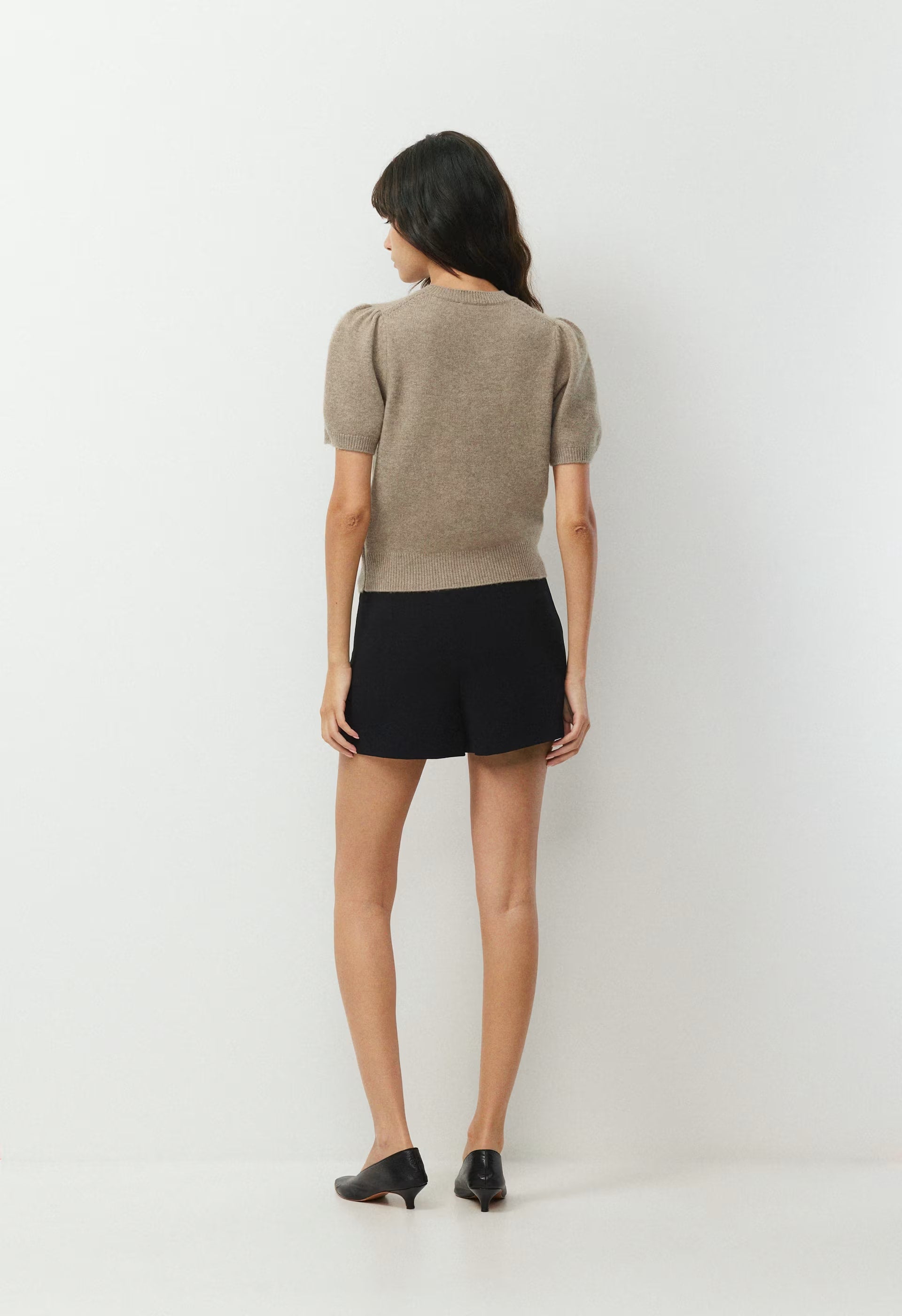 Essential Wool Cashmere Cherub Sweater - HEATHER NOMAD TAUPE