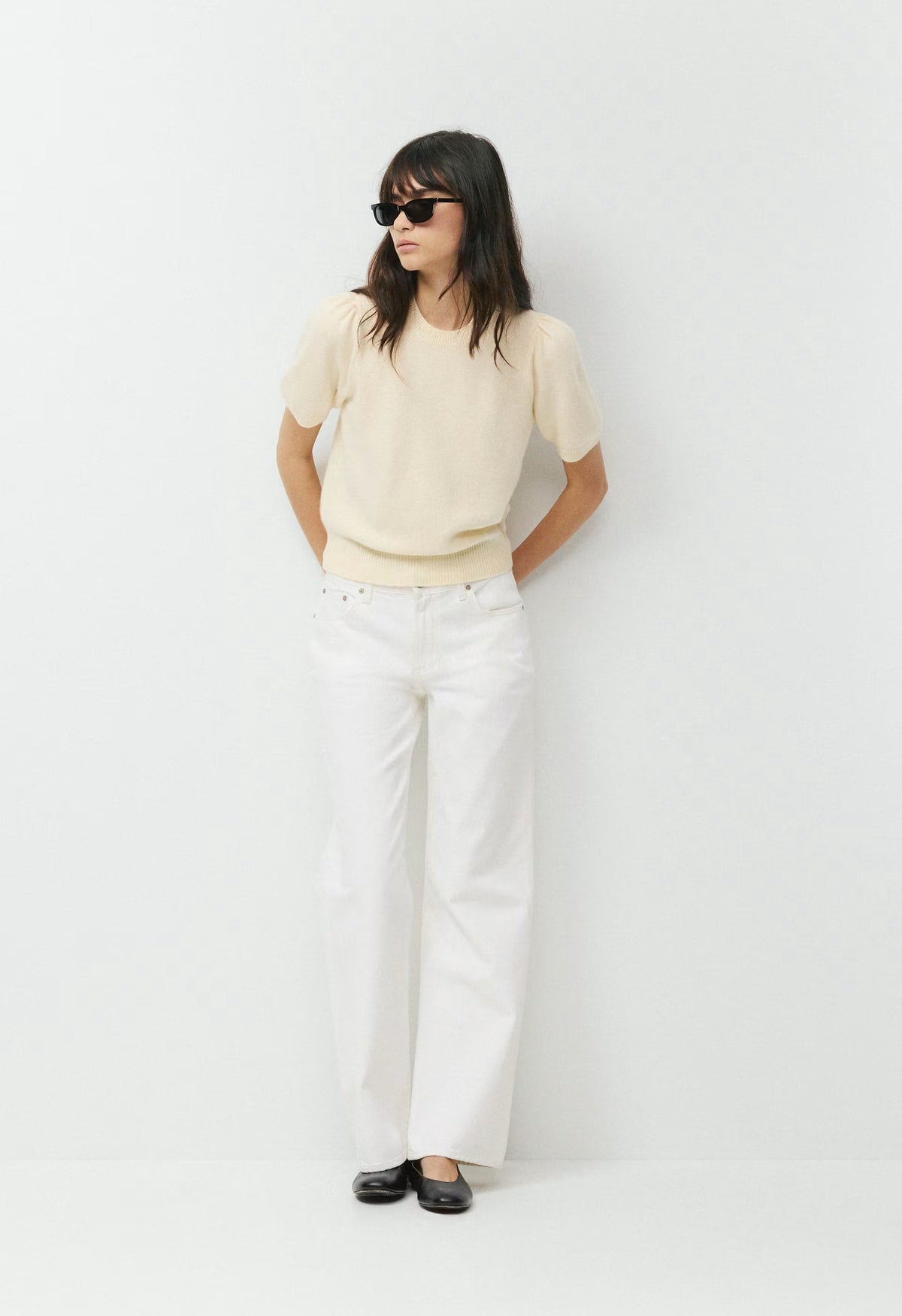 Essential Wool Cashmere Cherub Sweater - SEASIDE CREAM