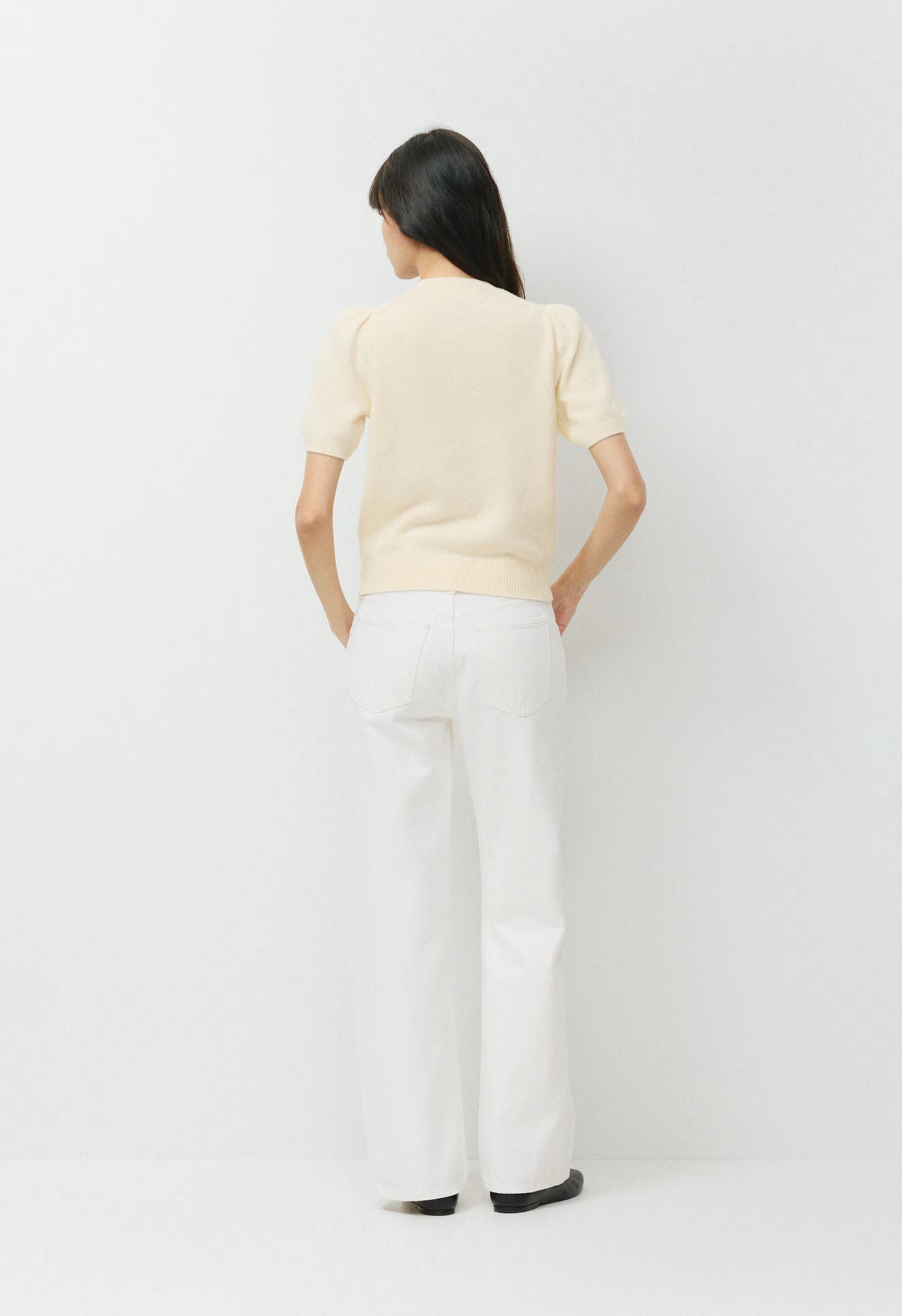 Essential Wool Cashmere Cherub Sweater - SEASIDE CREAM