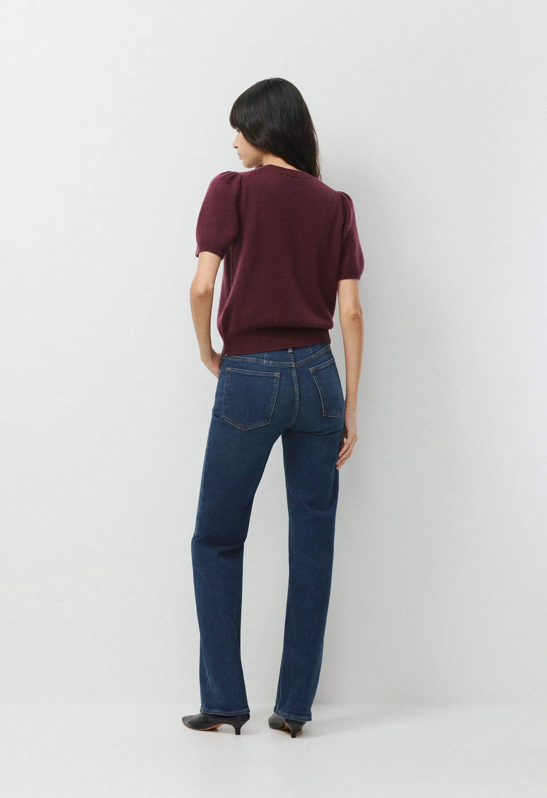 Essential Wool Cashmere Cherub Sweater - GALA PLUM