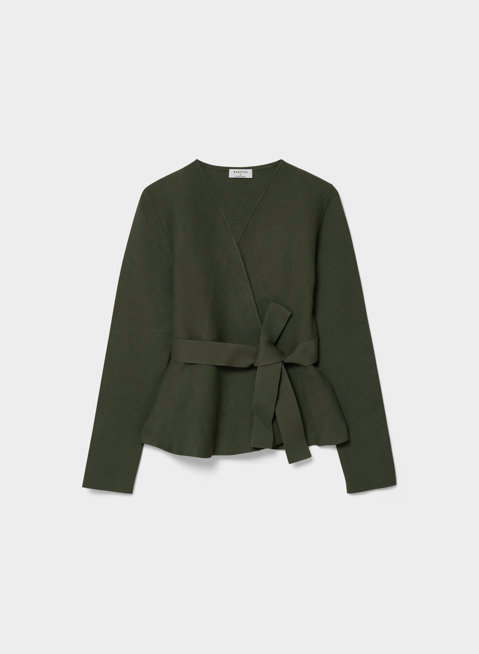 Commuro Cardigan - Wonder Yarn - FLINT GREEN