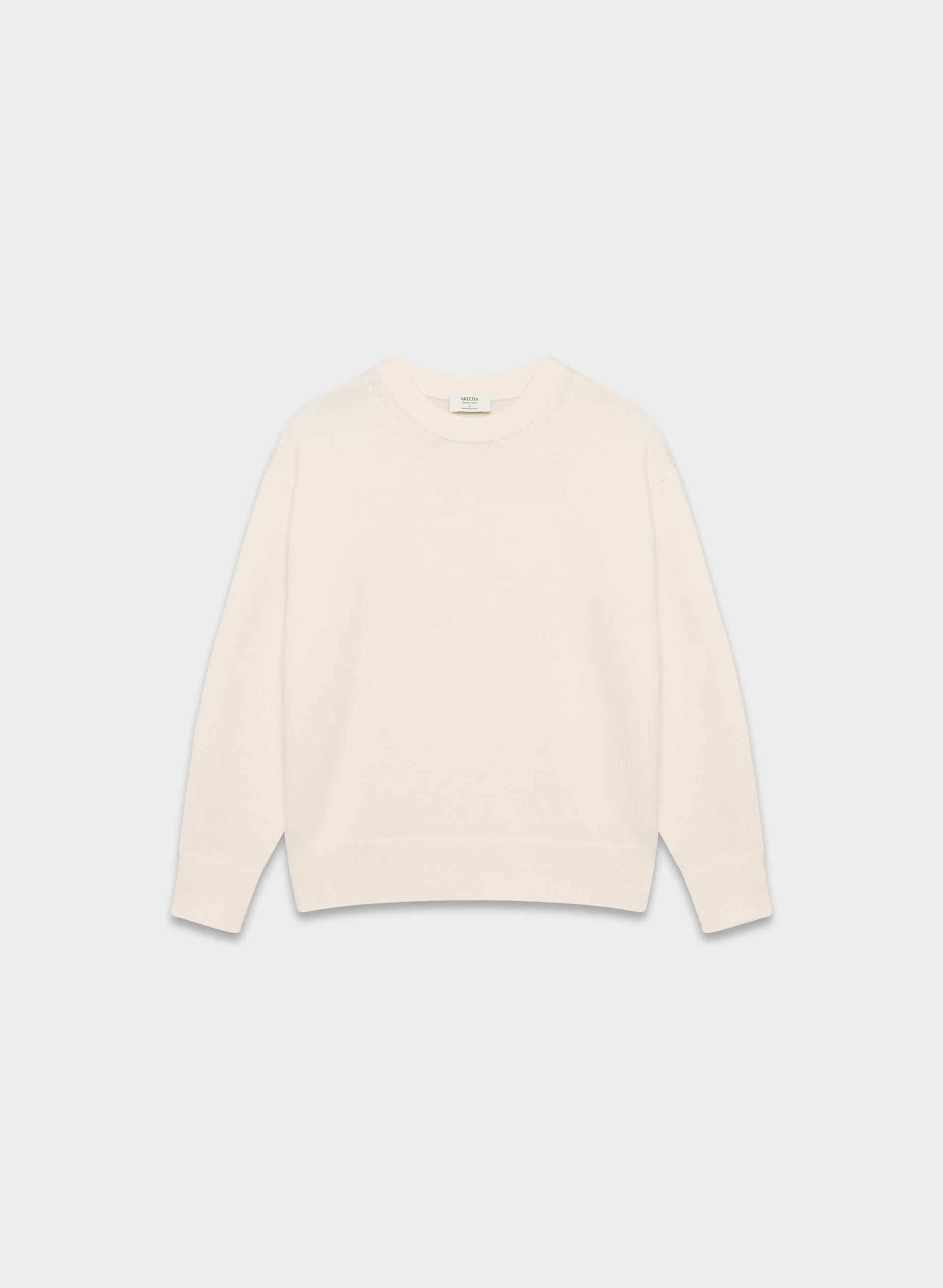 Essential Merino Wool View Sweater - LIGHT BIRCH