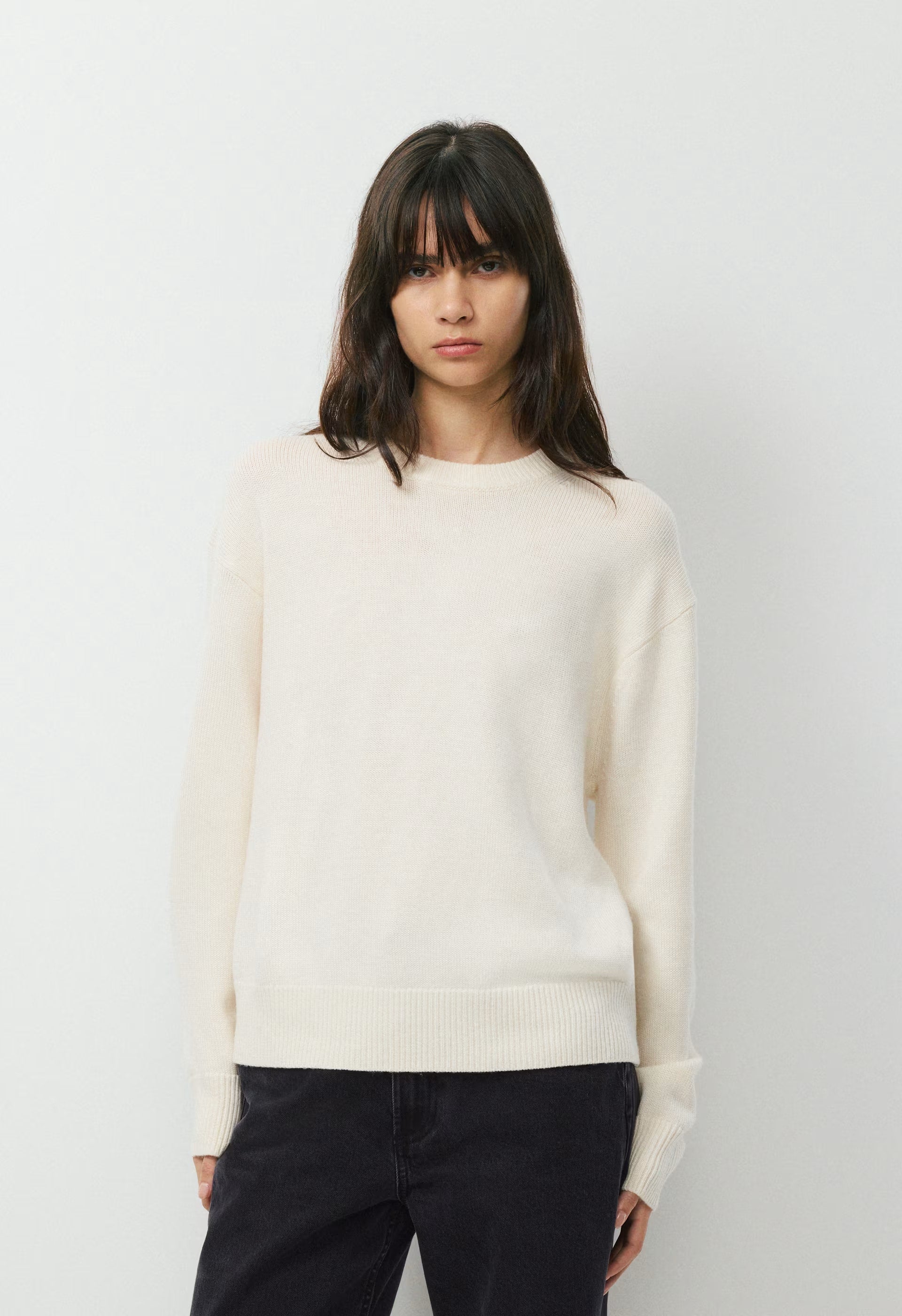 Essential Merino Wool View Sweater - LIGHT BIRCH