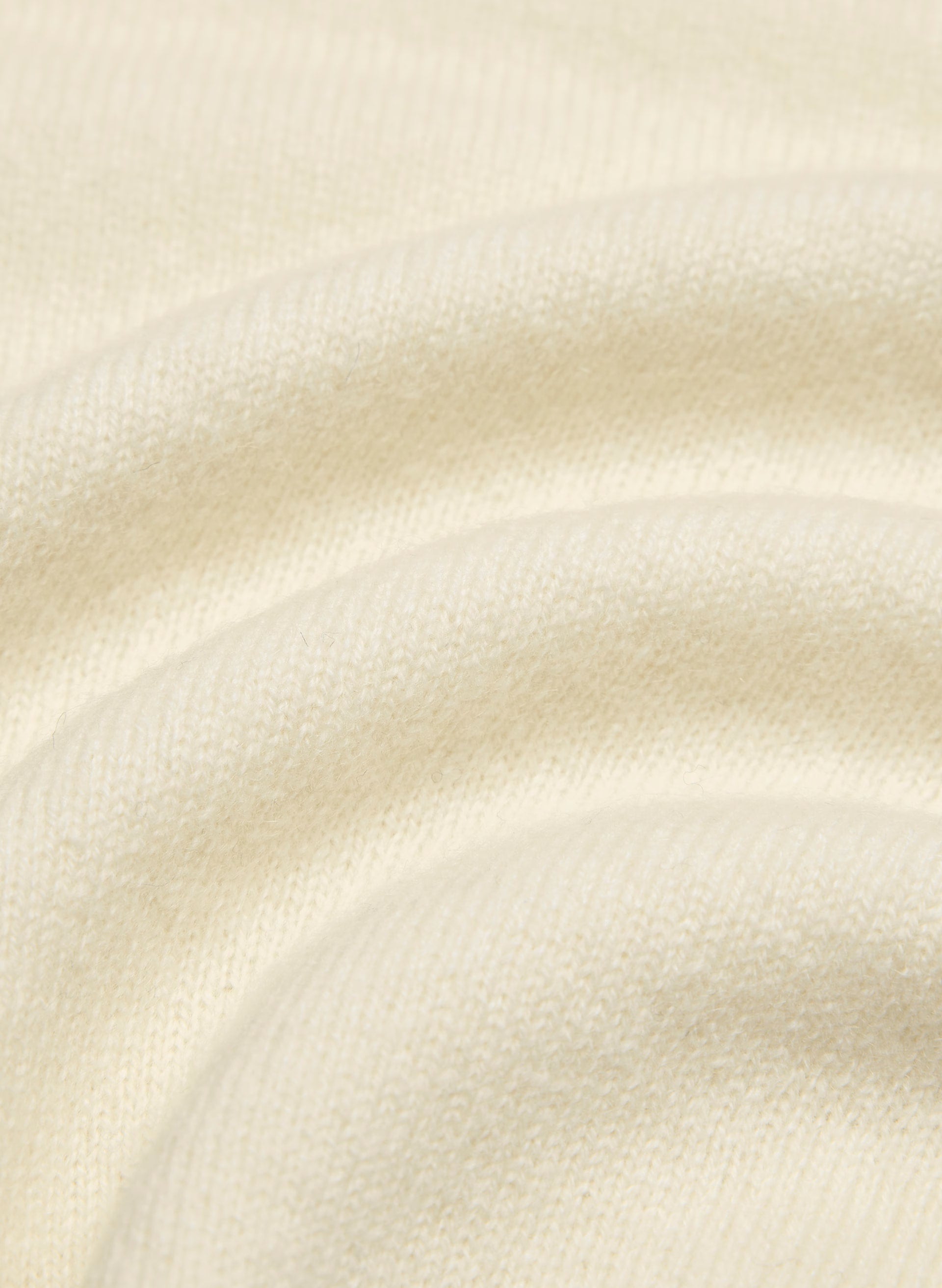 Bare Cashmere Bloor Shortsleeve Sweater - SEASIDE CREAM