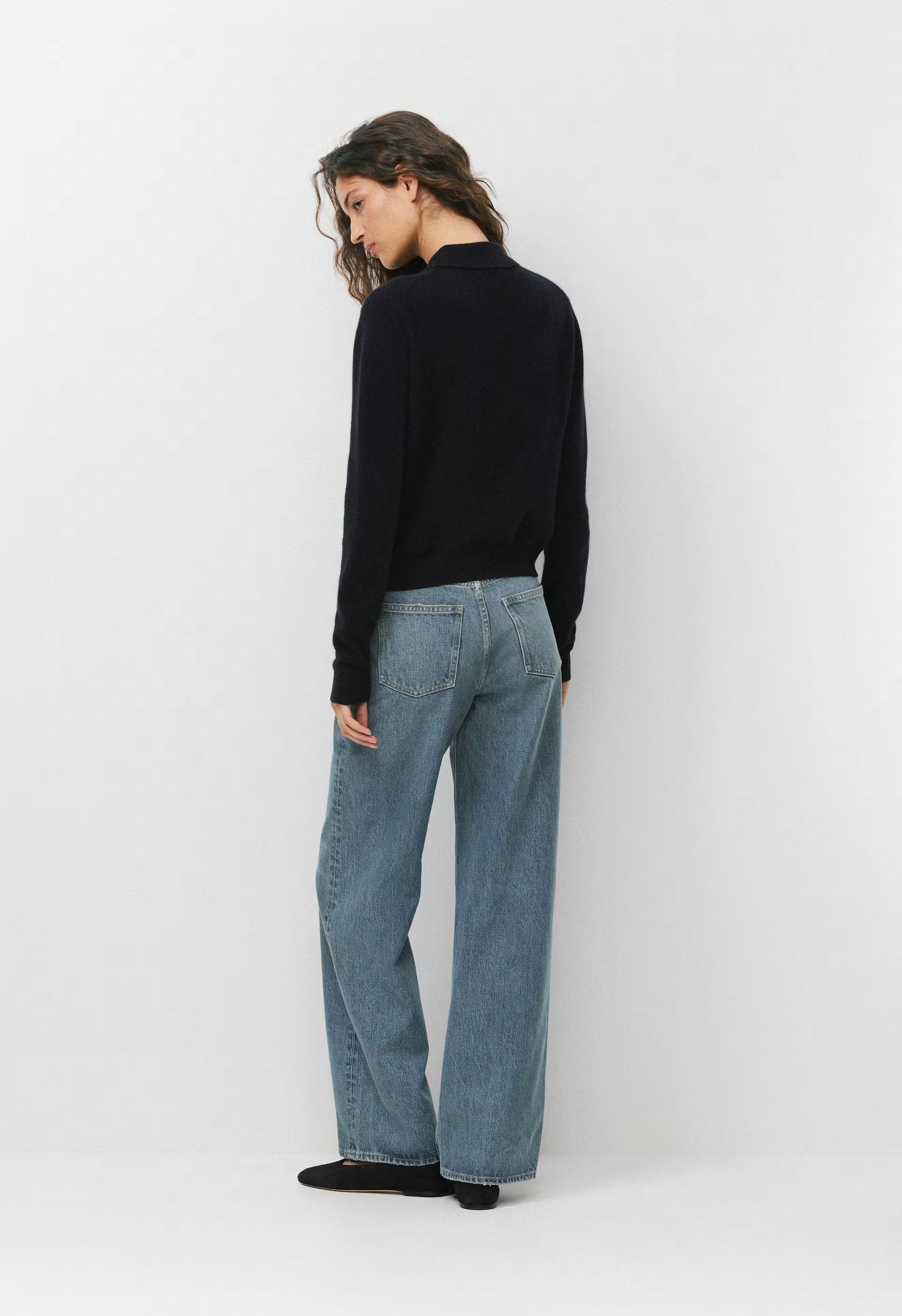 Bare Cashmere Cellini Sweater - BLACK