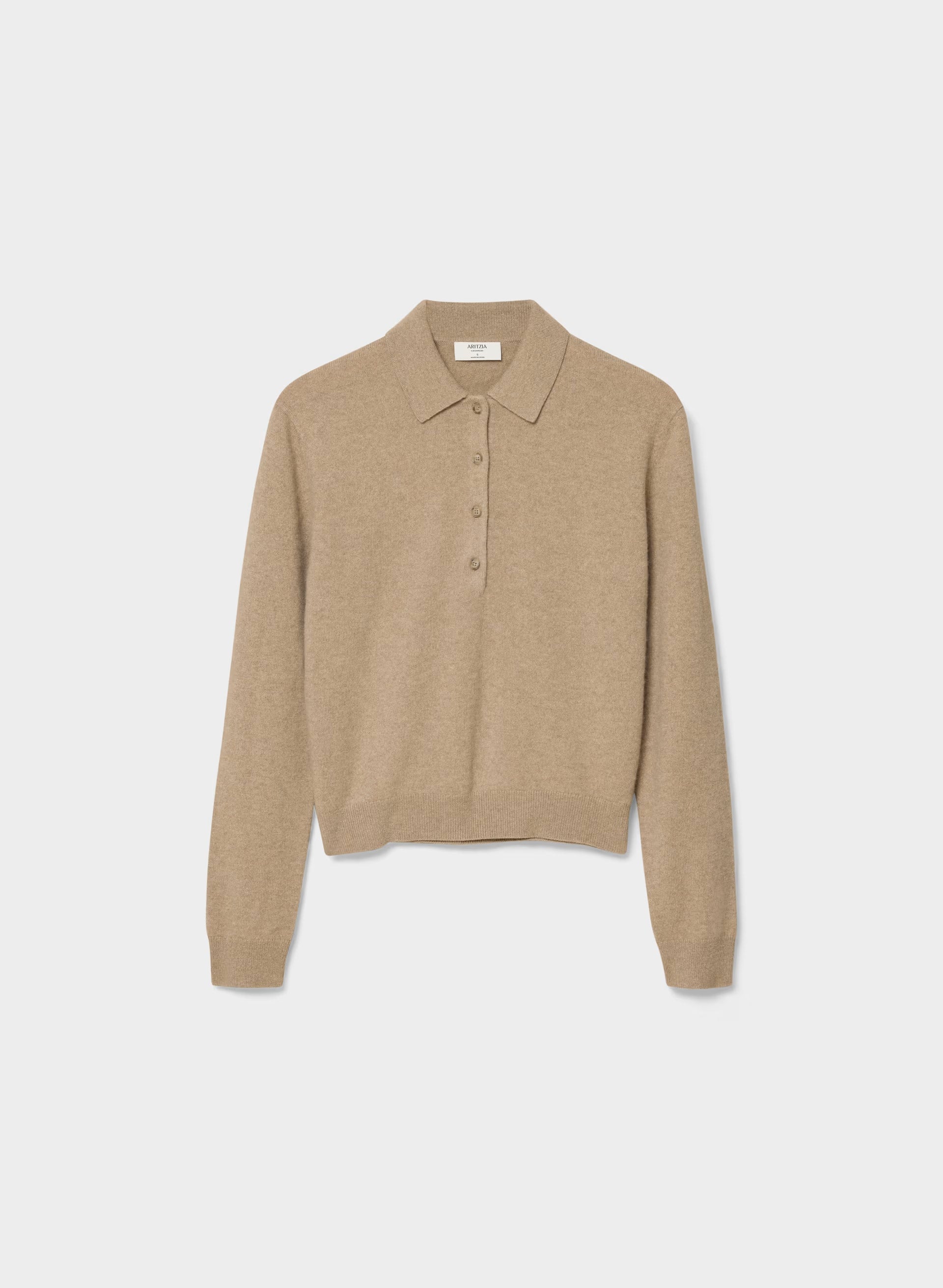 Bare Cashmere Cellini Sweater - HEATHER NOMAD TAUPE