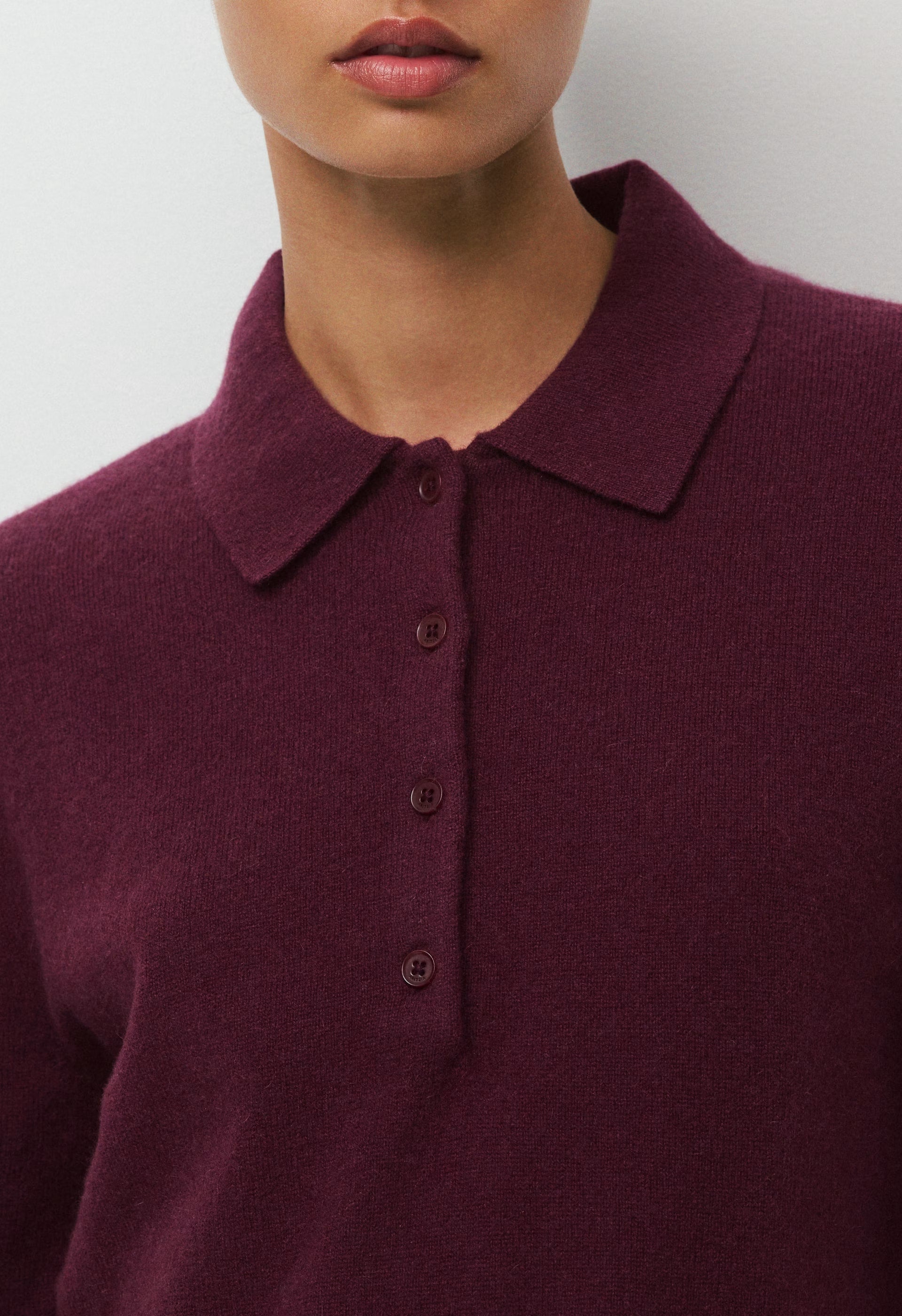 Bare Cashmere Cellini Sweater - GALA PLUM