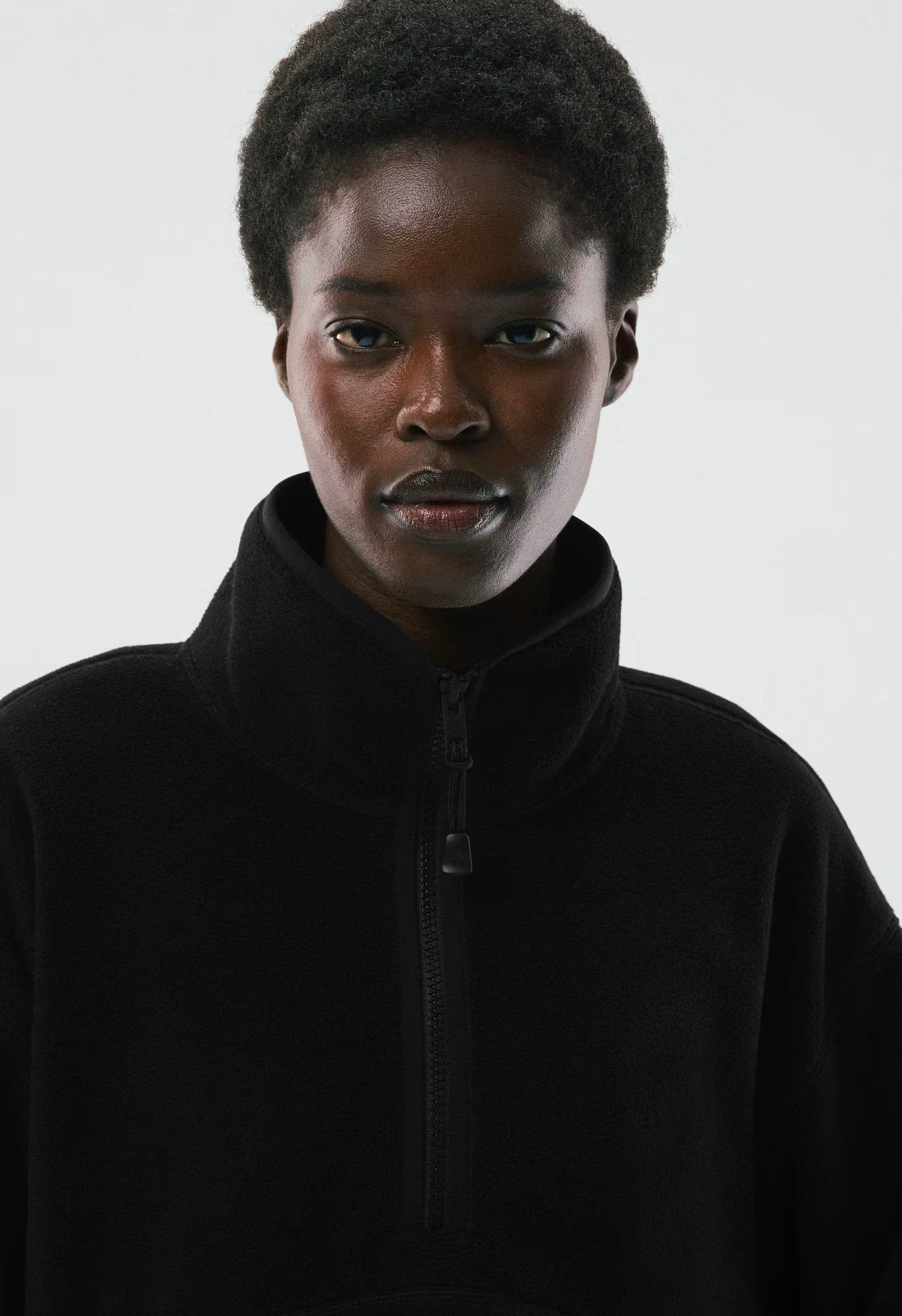 Terrain 1/2 Zip - Bigfoot Fleece - BLACK