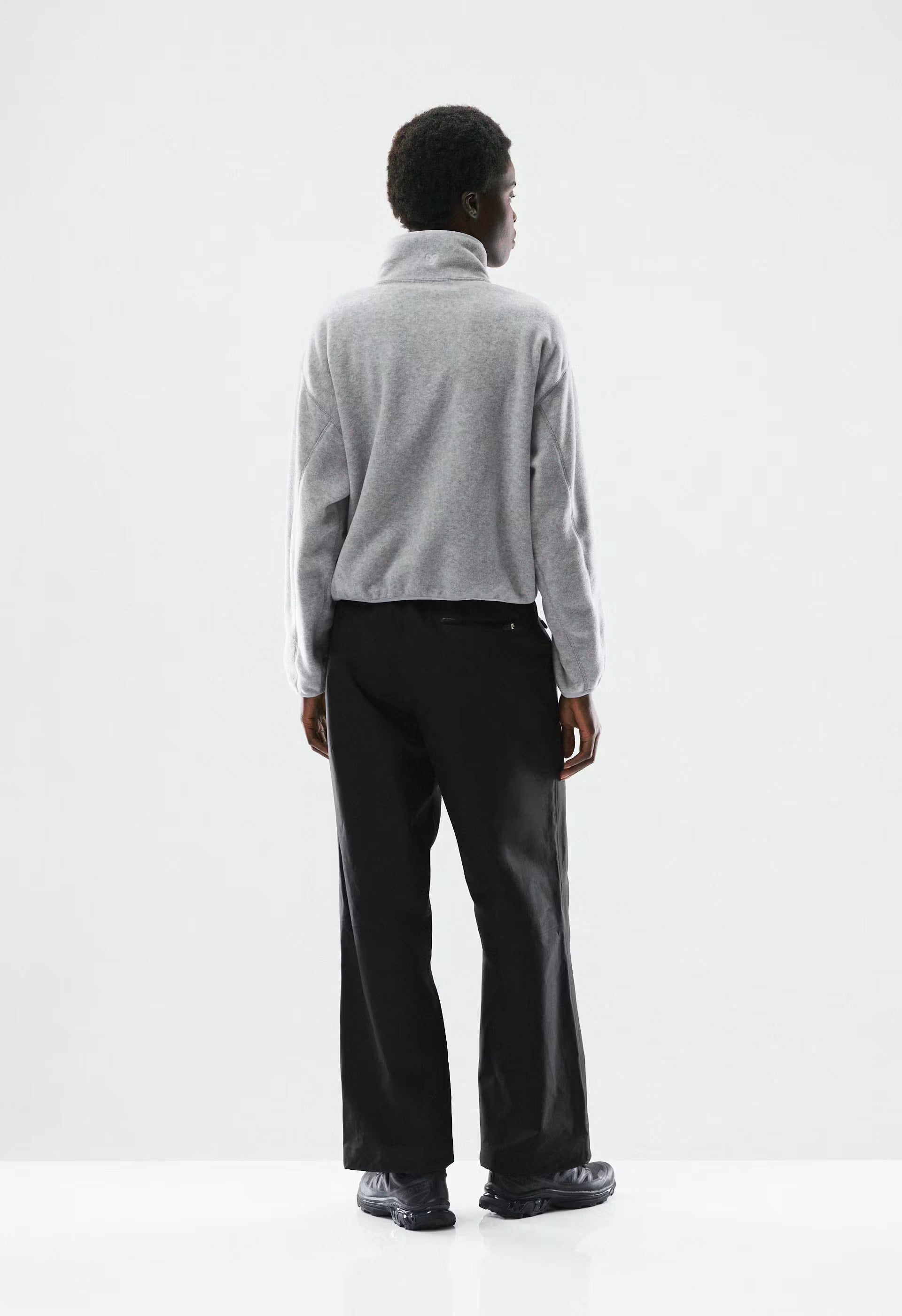 Terrain 1/2 Zip - Bigfoot Fleece - HEATHER DOVER GREY