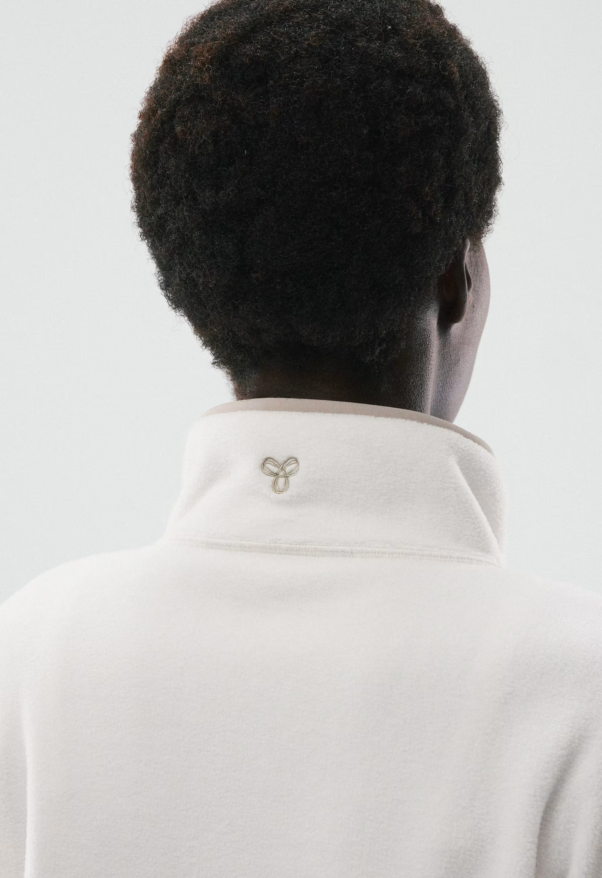 Terrain 1/2 Zip - Bigfoot Fleece - COLD FOAM WHITE
