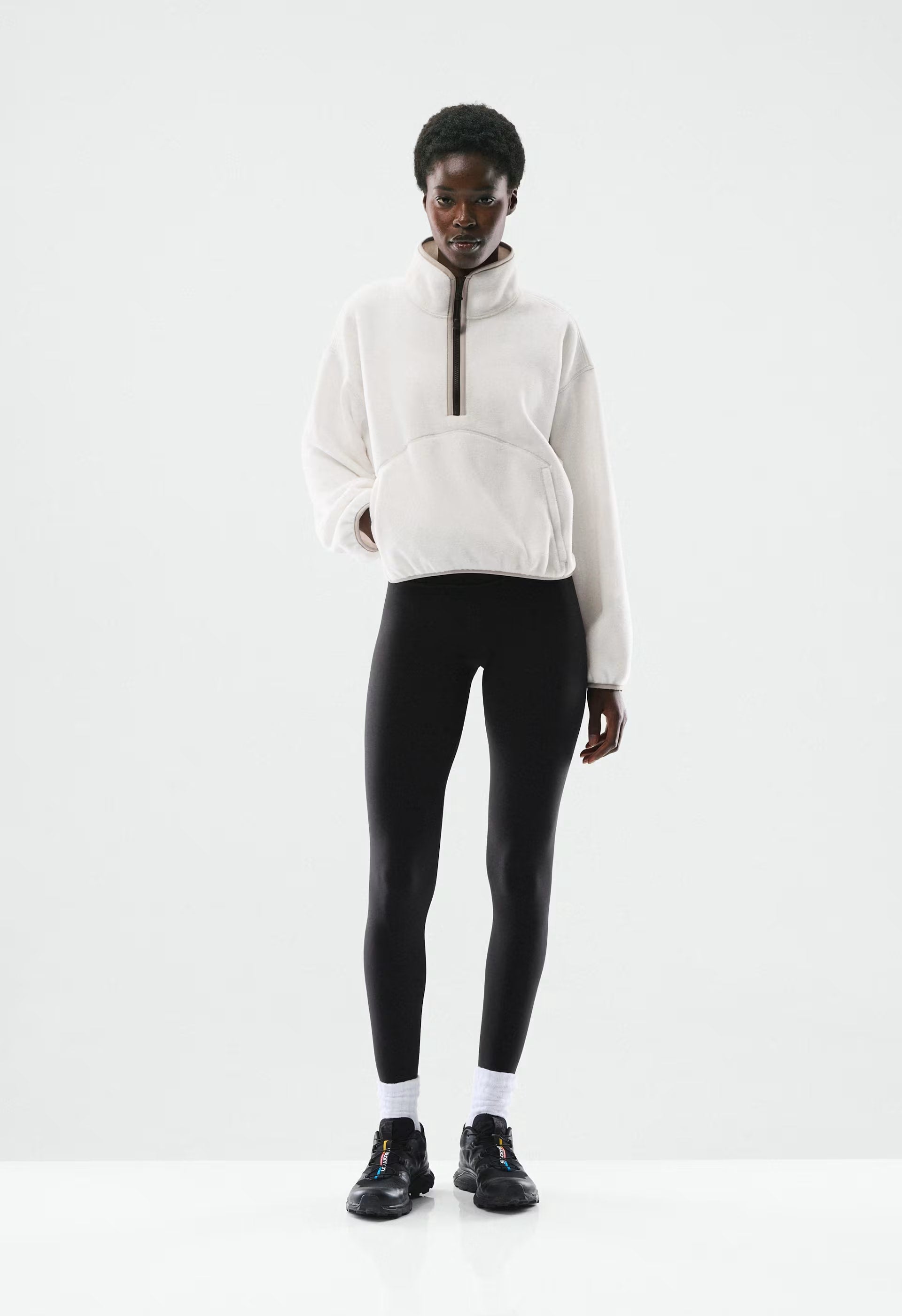 Terrain 1/2 Zip - Bigfoot Fleece - COLD FOAM WHITE