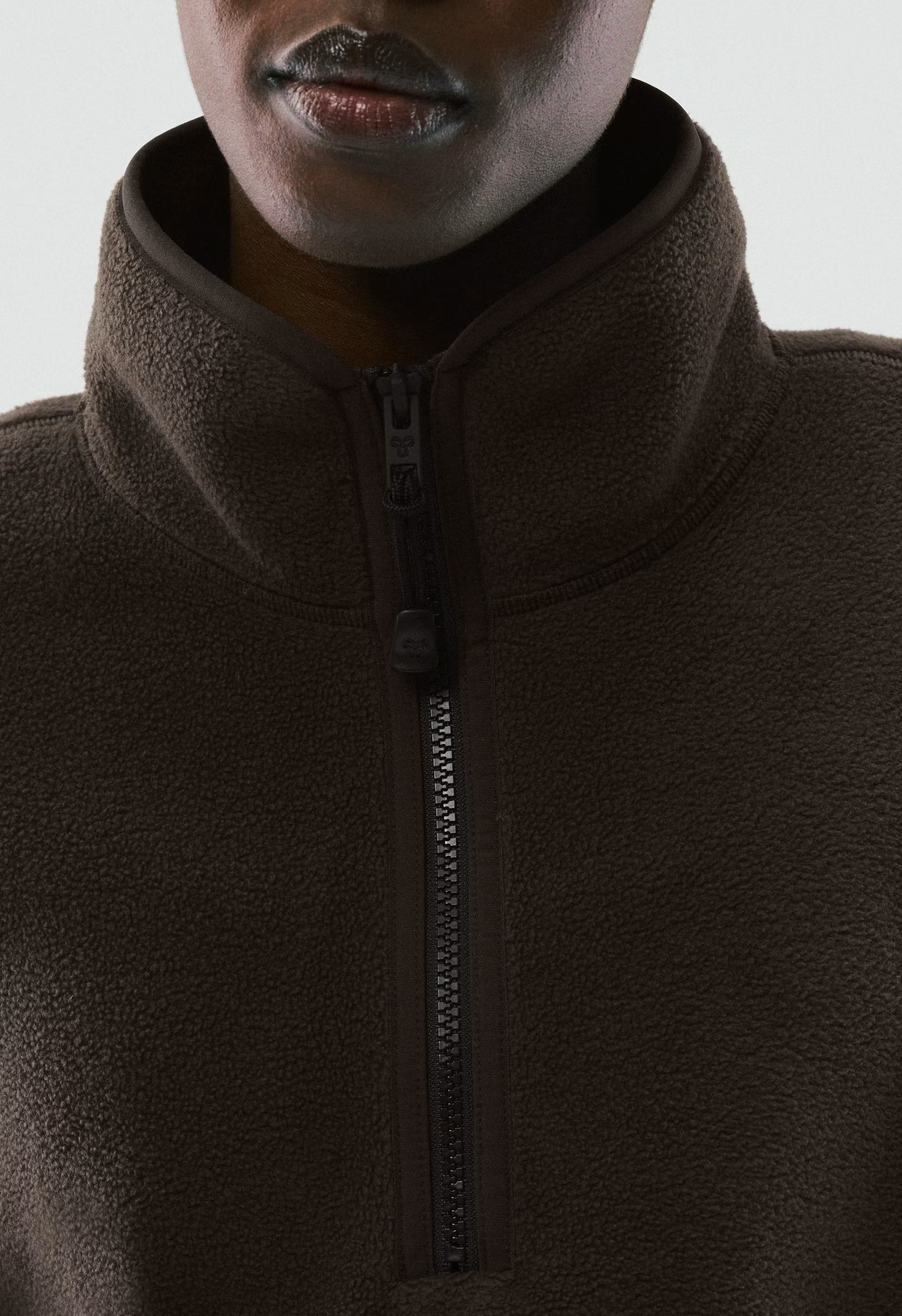 Terrain 1/2 Zip - Bigfoot Fleece - CACAO NIB BROWN
