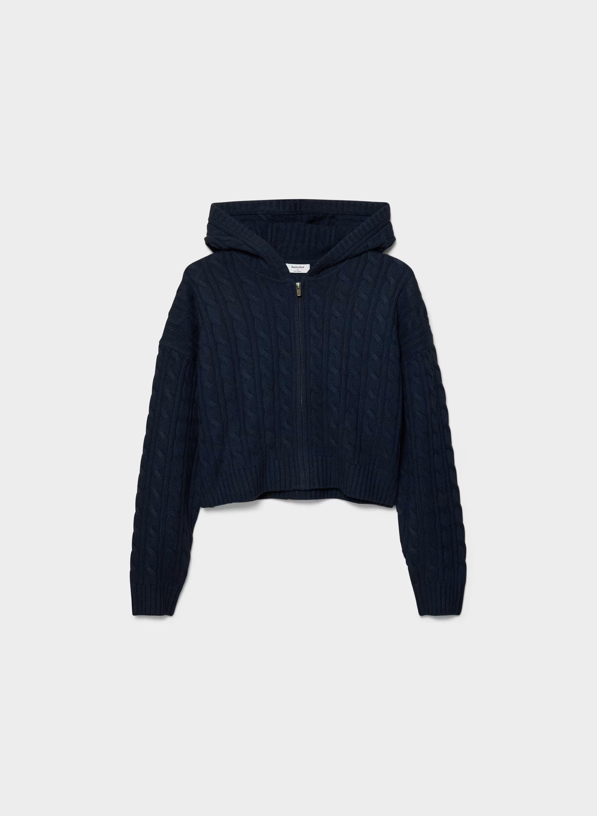 Octavia Zip Hoodie - ADMIRAL NAVY