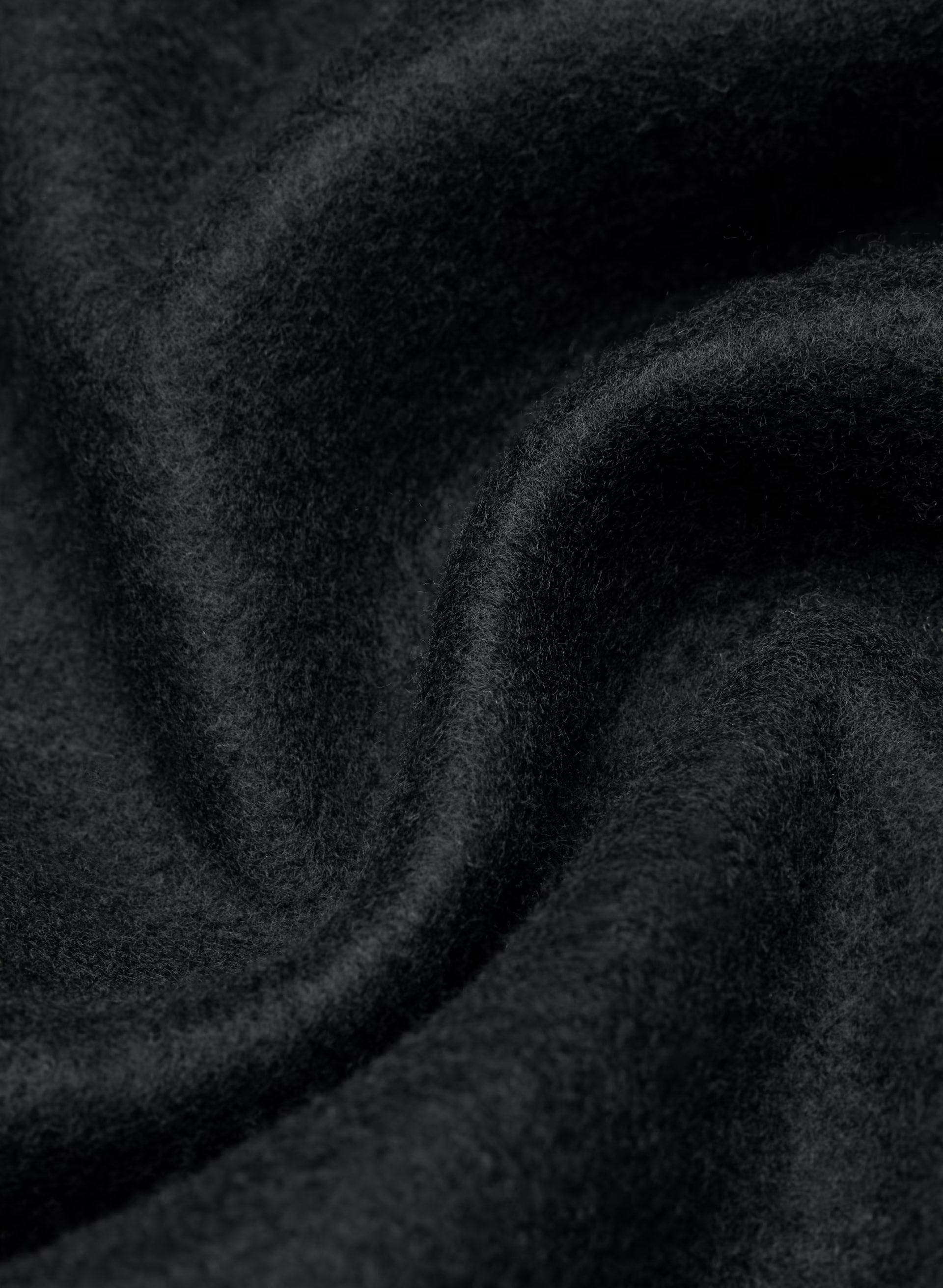 Cozy Sweatfleece Mega Raglan™ Funnel Neck - BLACK