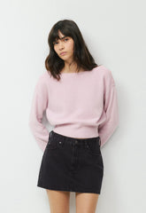 Essential Wool Cashmere Gable Sweater - SUGARPLUM LILAC