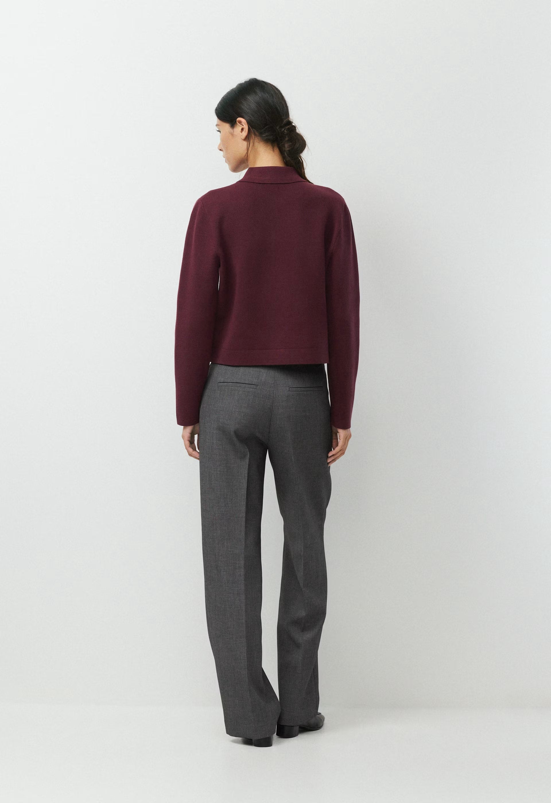 Society Cardigan - Wonder Yarn - GALA PLUM