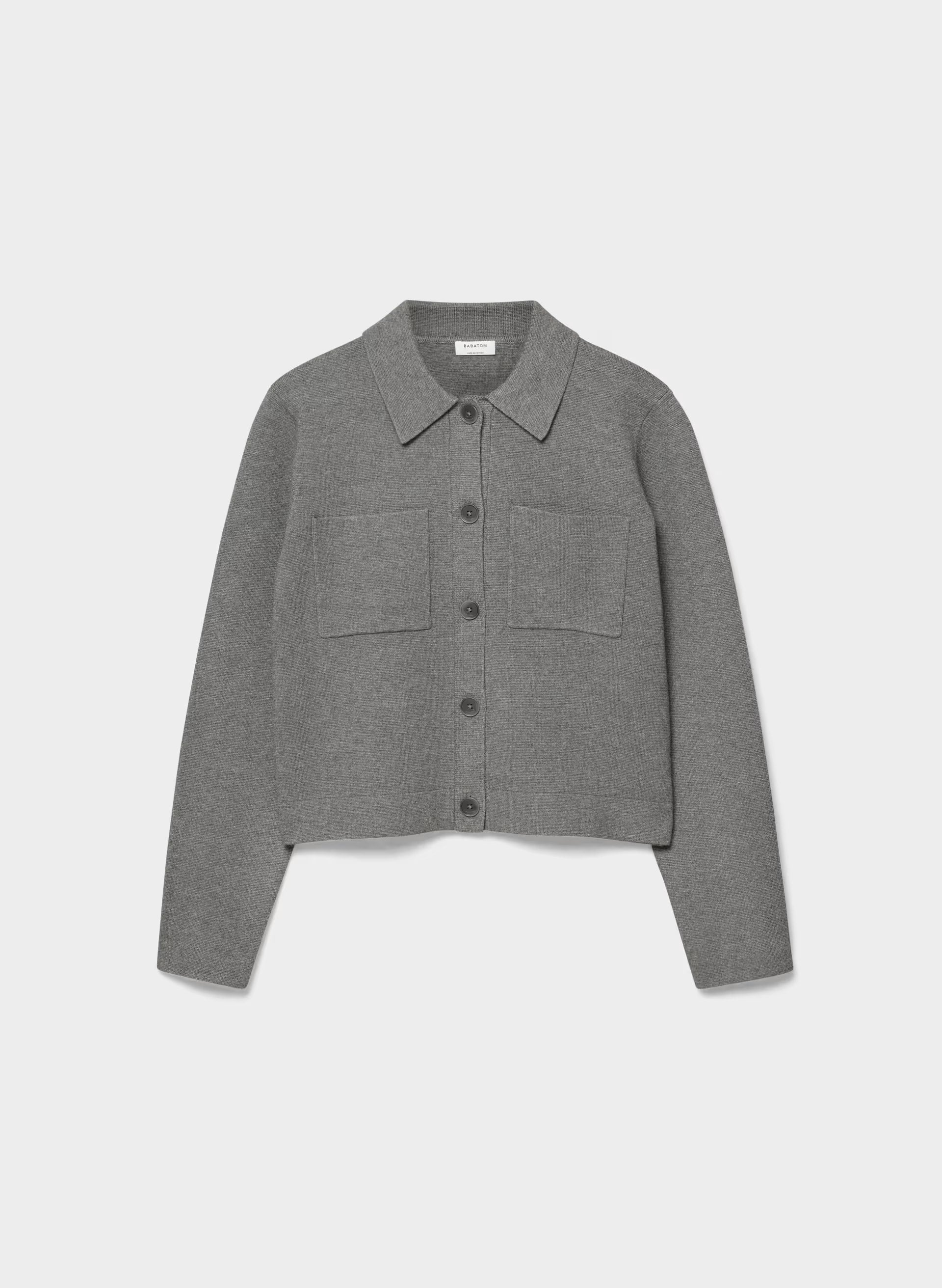 Society Cardigan - Wonder Yarn - HEATHER DARK GREY