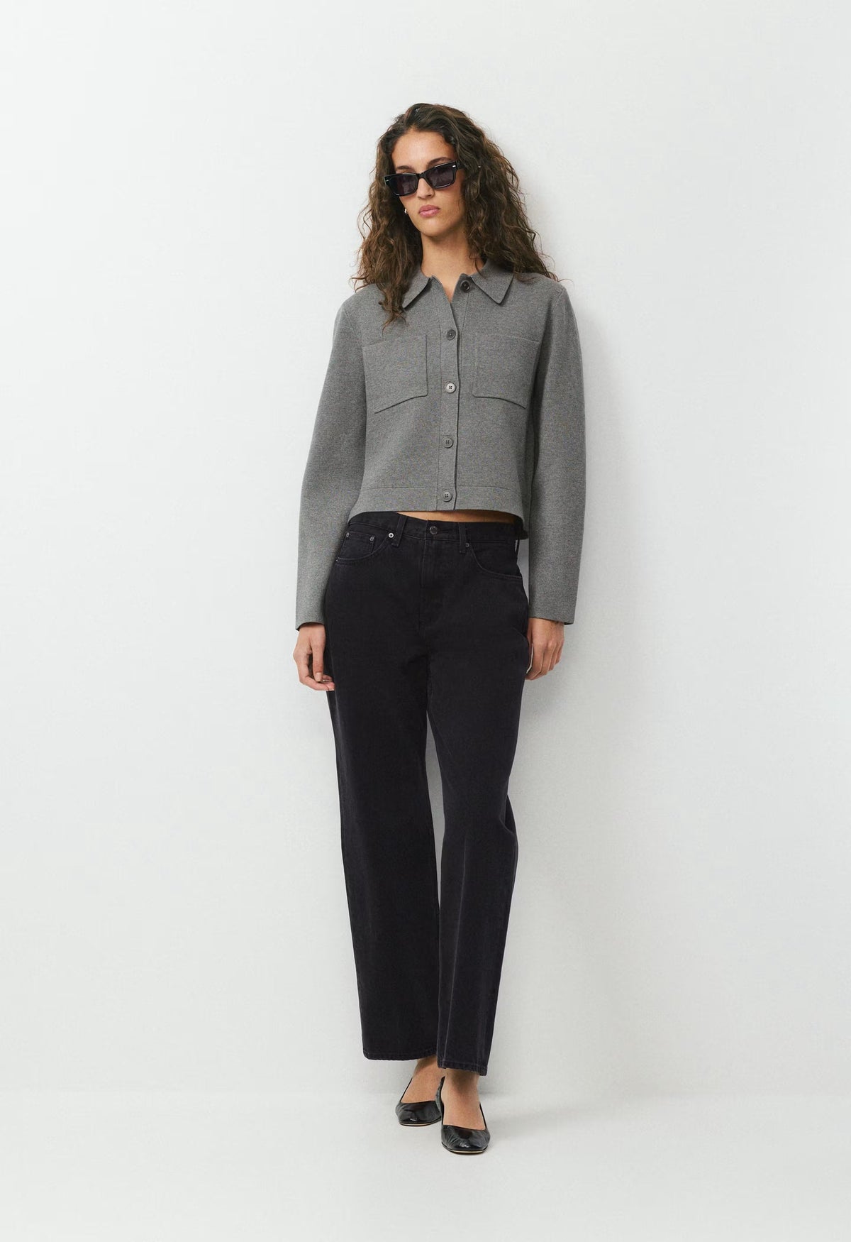 Society Cardigan - Wonder Yarn - HEATHER DARK GREY