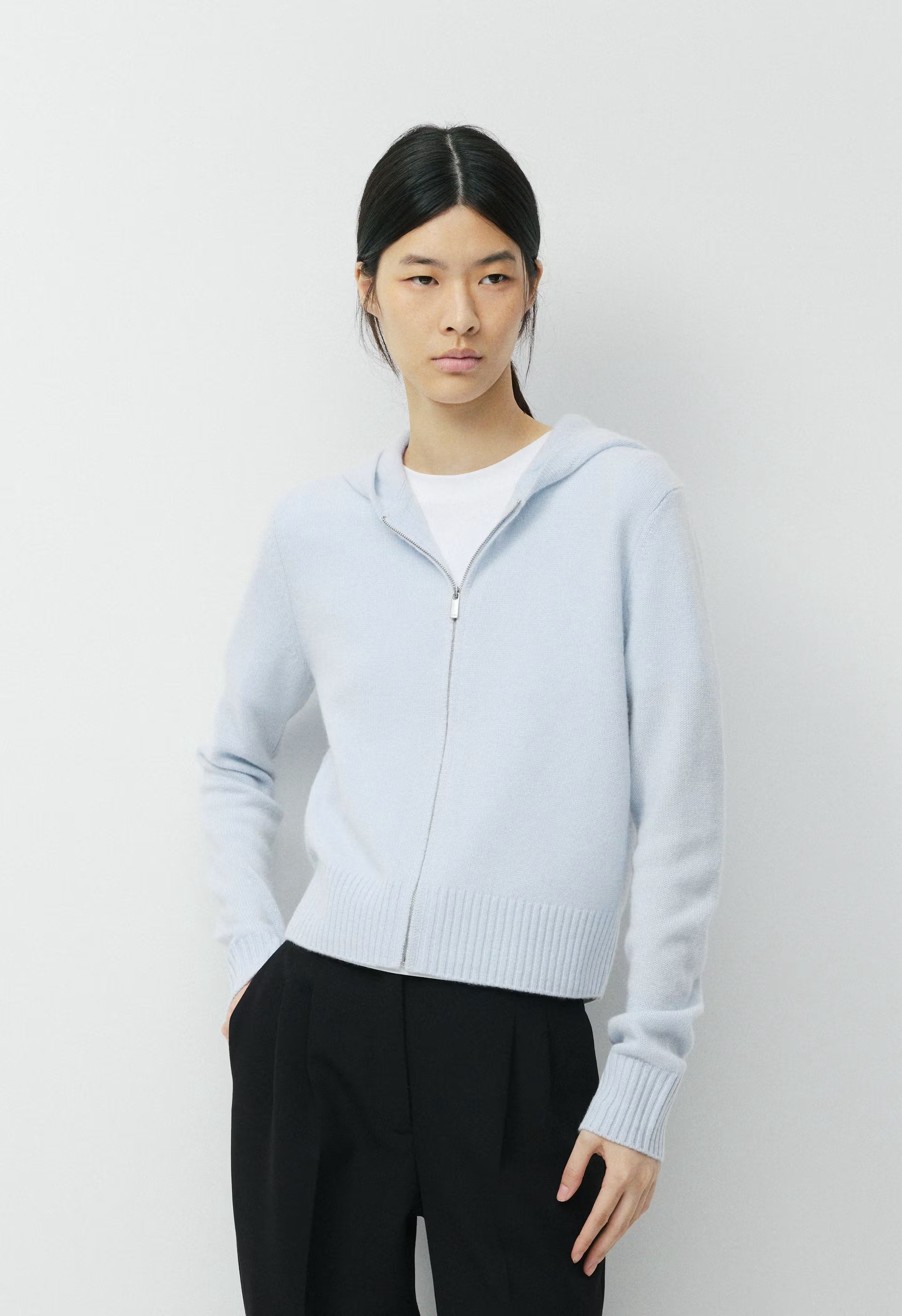 Essential Cashmere Idyllic Zip Hoodie - PLEIN AIR
