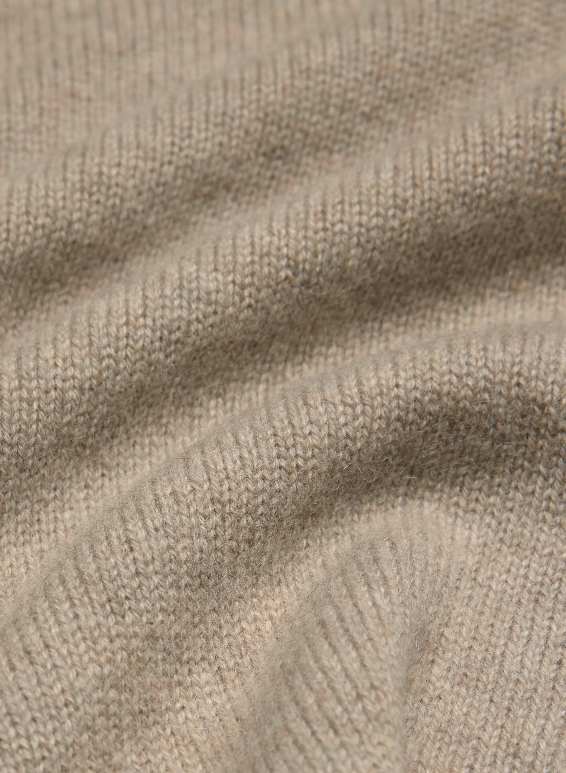 Essential Cashmere Idyllic Zip Hoodie - HEATHER NOMAD TAUPE