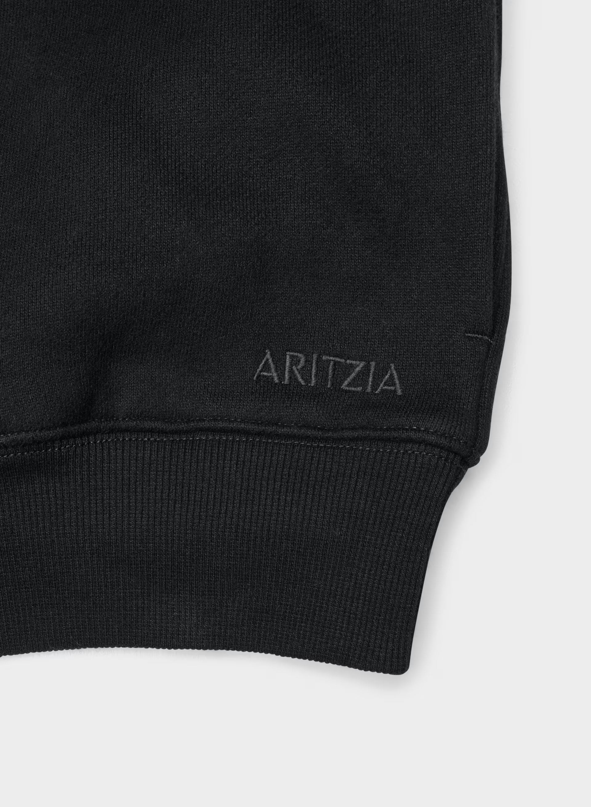 Cozy Sweatfleece Mega Funnel Neck - BLACK