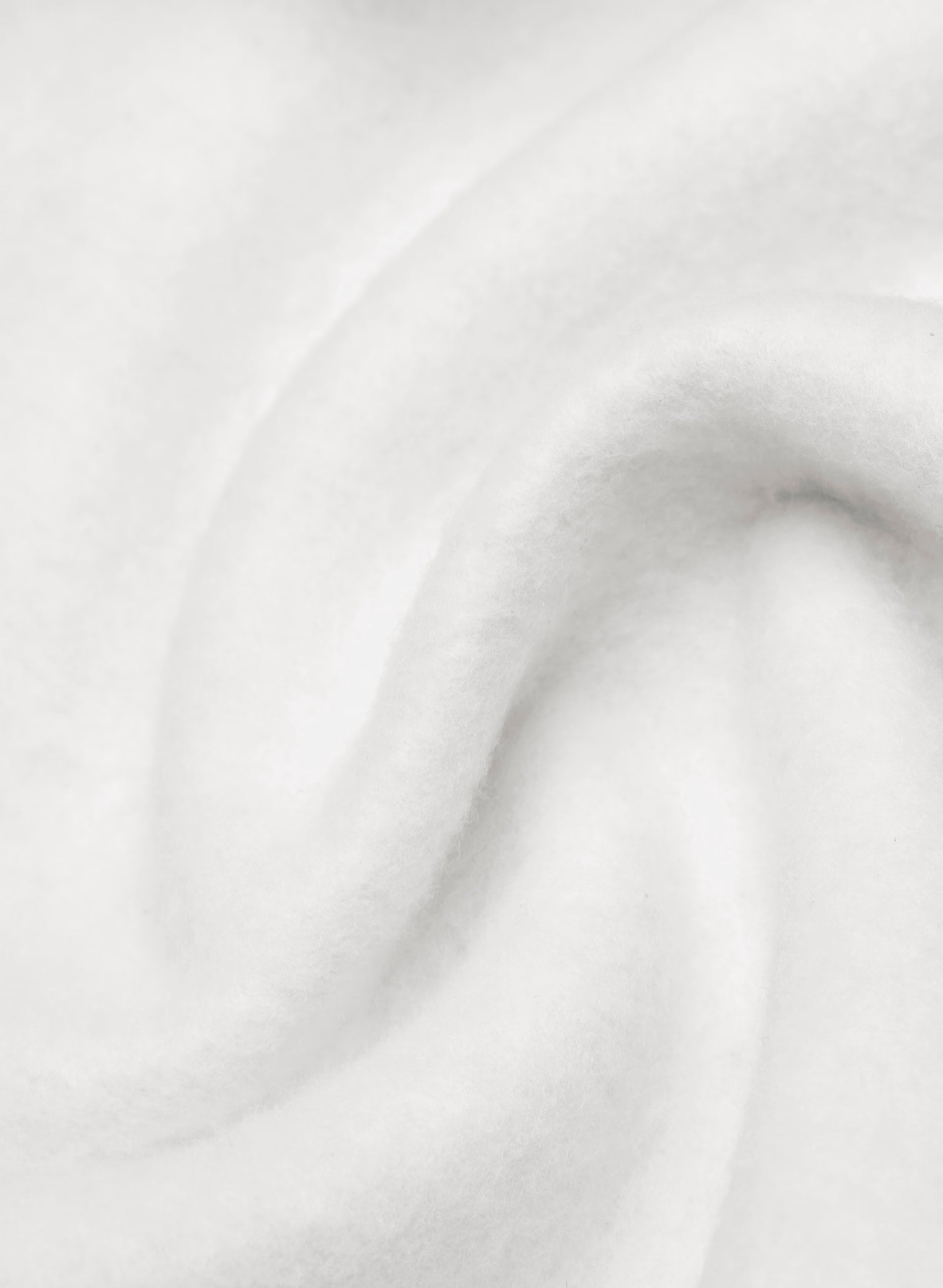 Cozy Sweatfleece Mega Funnel Neck - HEATHER CLOUD WHITE