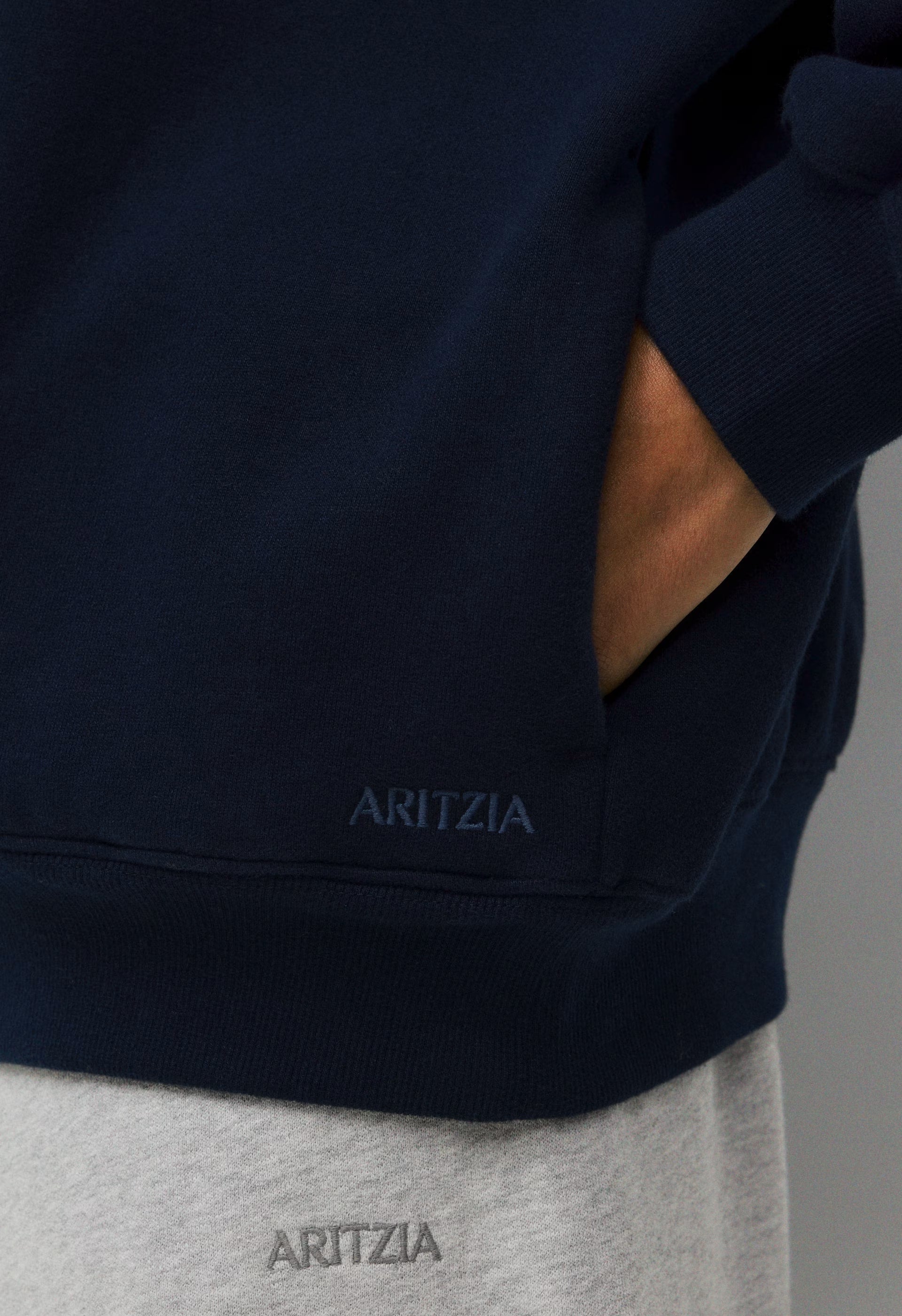 Cozy Sweatfleece Mega Funnel Neck - ADMIRAL NAVY