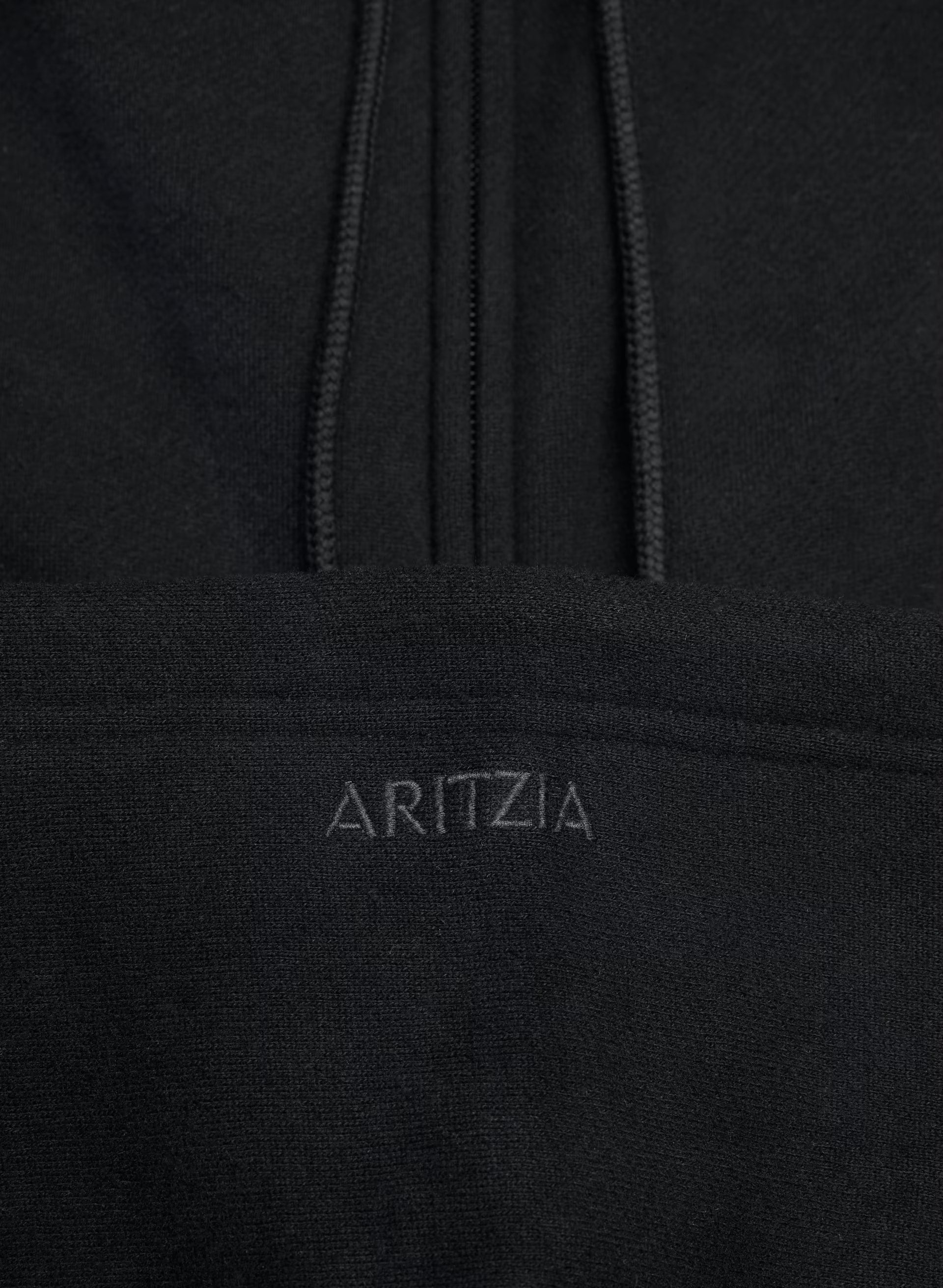 Cozy Sweatfleece Mega Zip Hoodie - BLACK