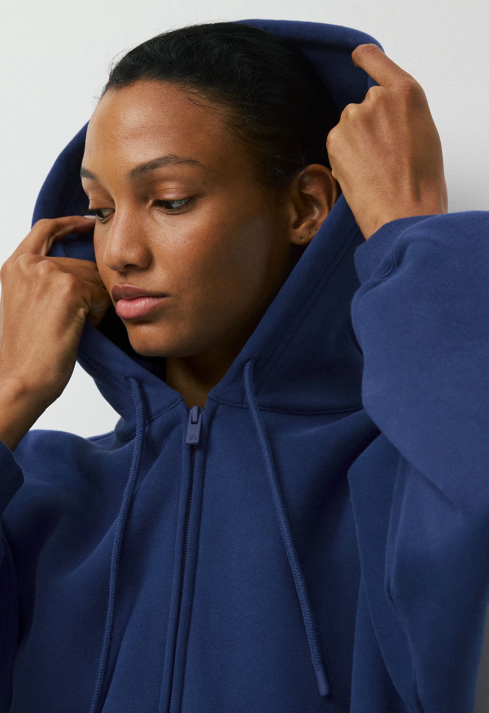 Cozy Sweatfleece Mega Zip Hoodie - BYRON BLUE