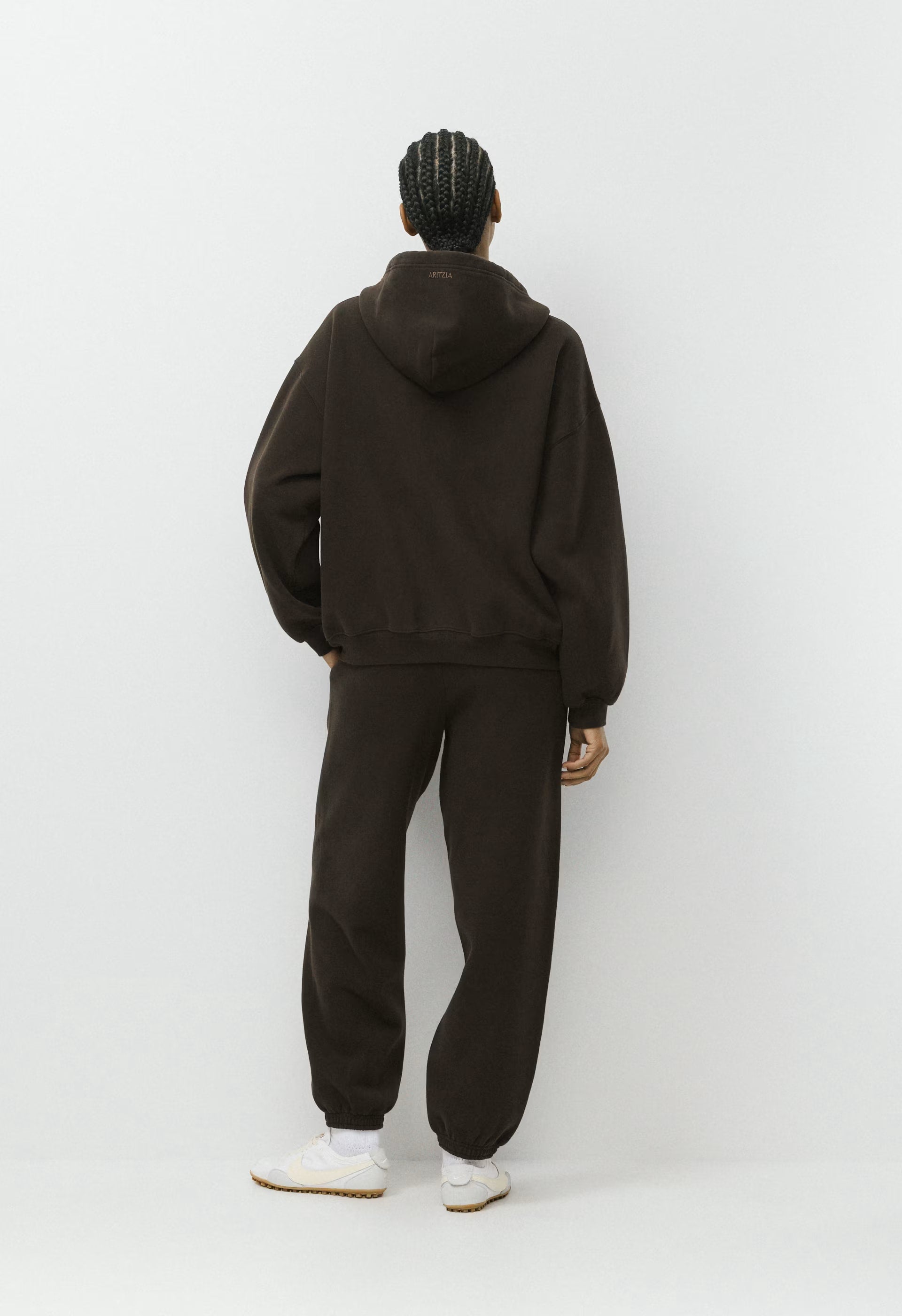 Cozy Sweatfleece Mega Zip Hoodie - CACAO NIB BROWN