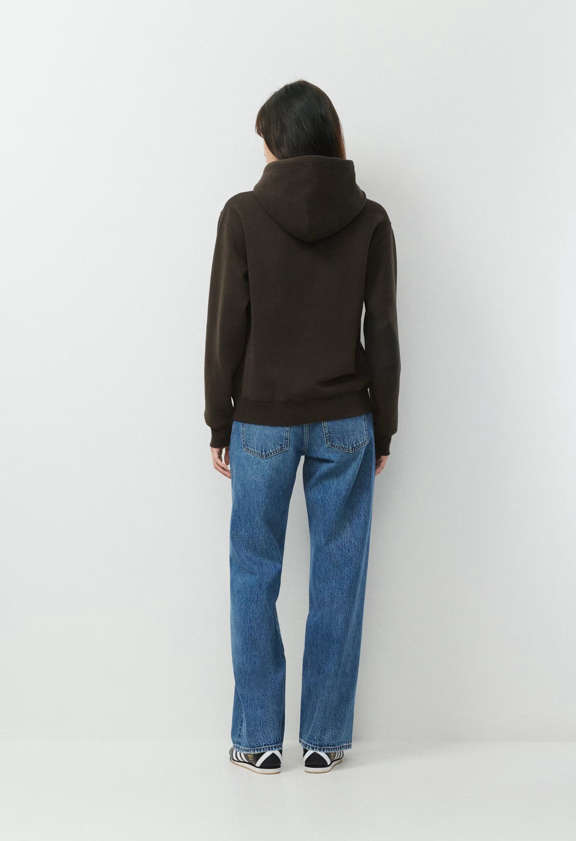 Cozy Sweatfleece Perfect Hoodie - CACAO NIB BRN/LT BIRCH