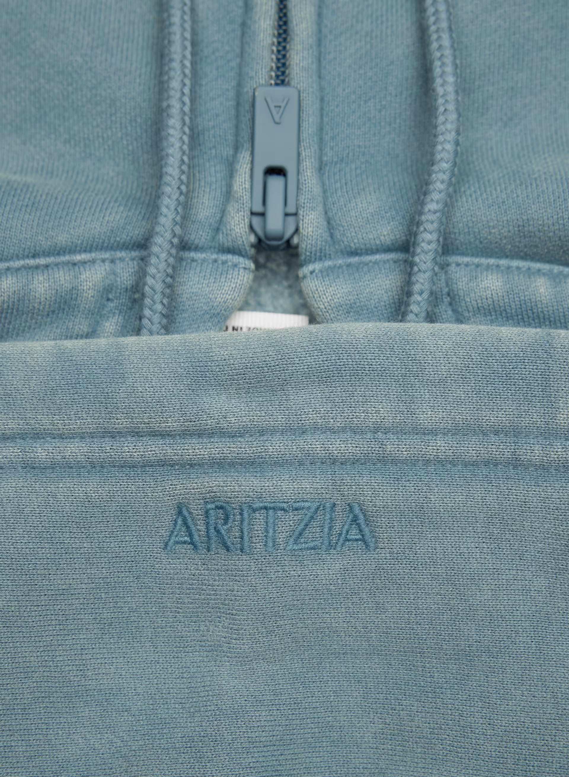 Cozy Sweatfleece Mega Zip Hoodie - LIVED-IN BLUE MIRAGE
