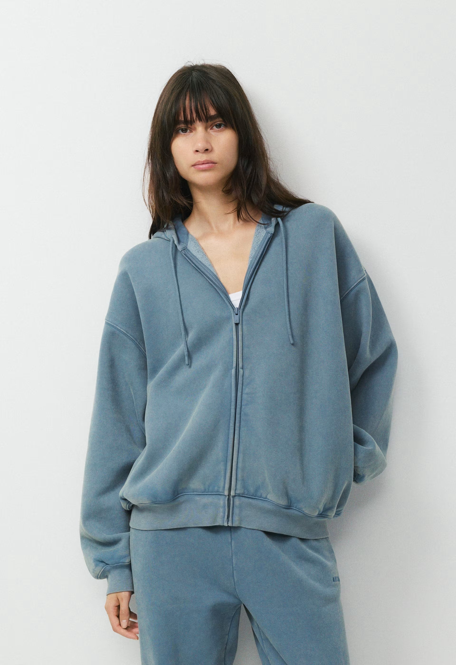 Cozy Sweatfleece Mega Zip Hoodie - LIVED-IN BLUE MIRAGE