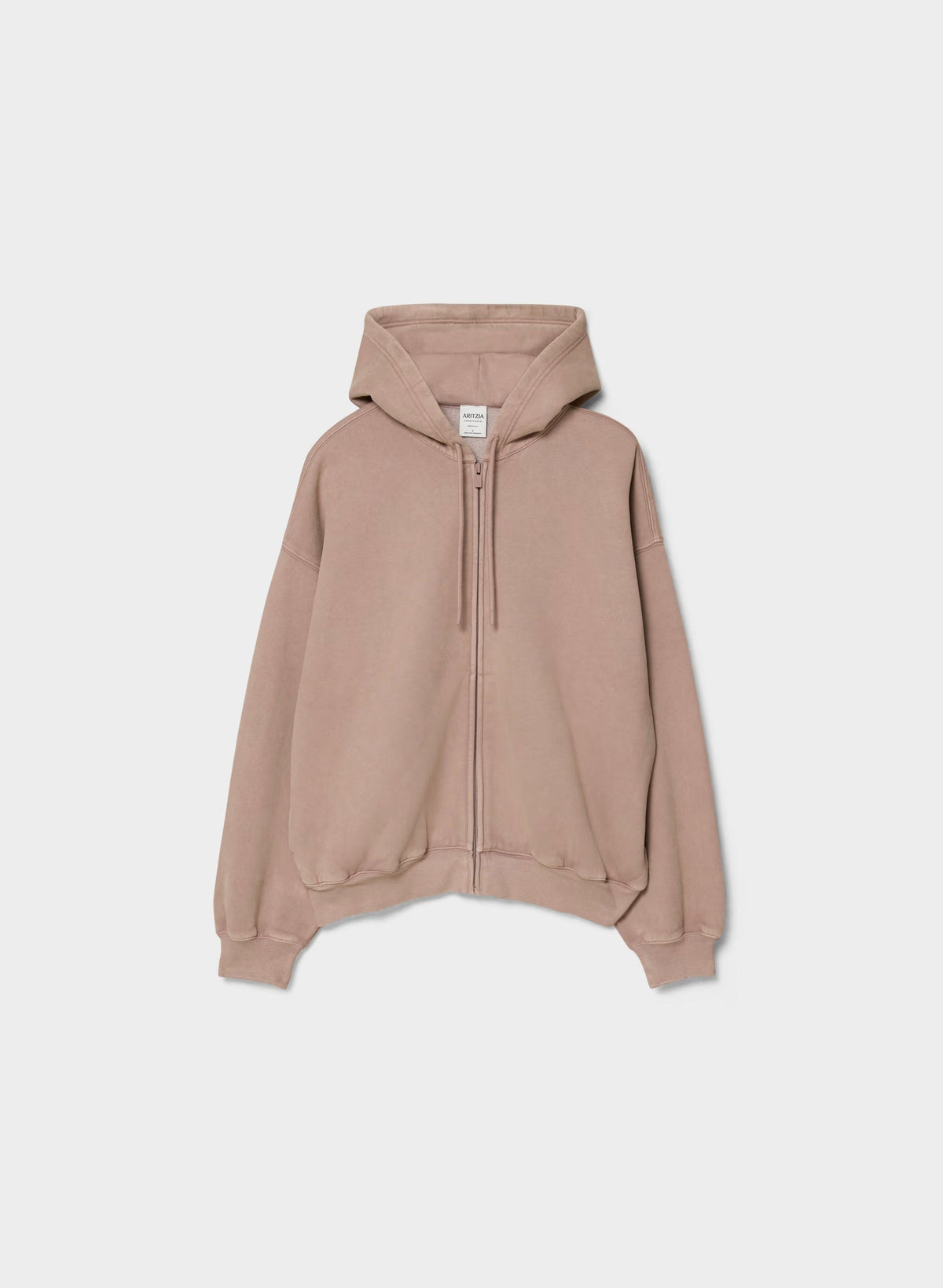Cozy Sweatfleece Mega Zip Hoodie - LIVED-IN DUSTY MAUVE