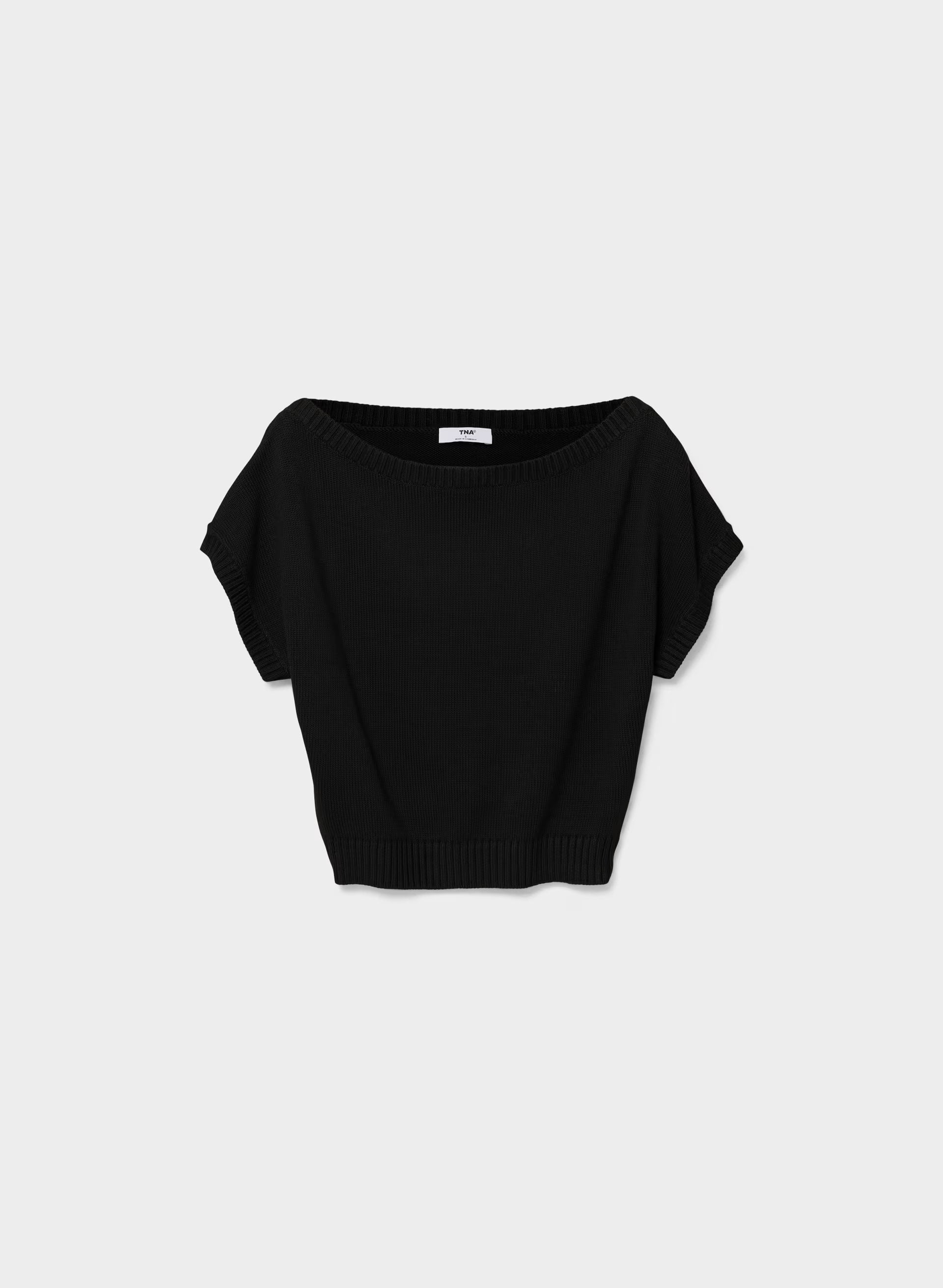 Essential Sky Cotton™ Hermosa Top - BLACK