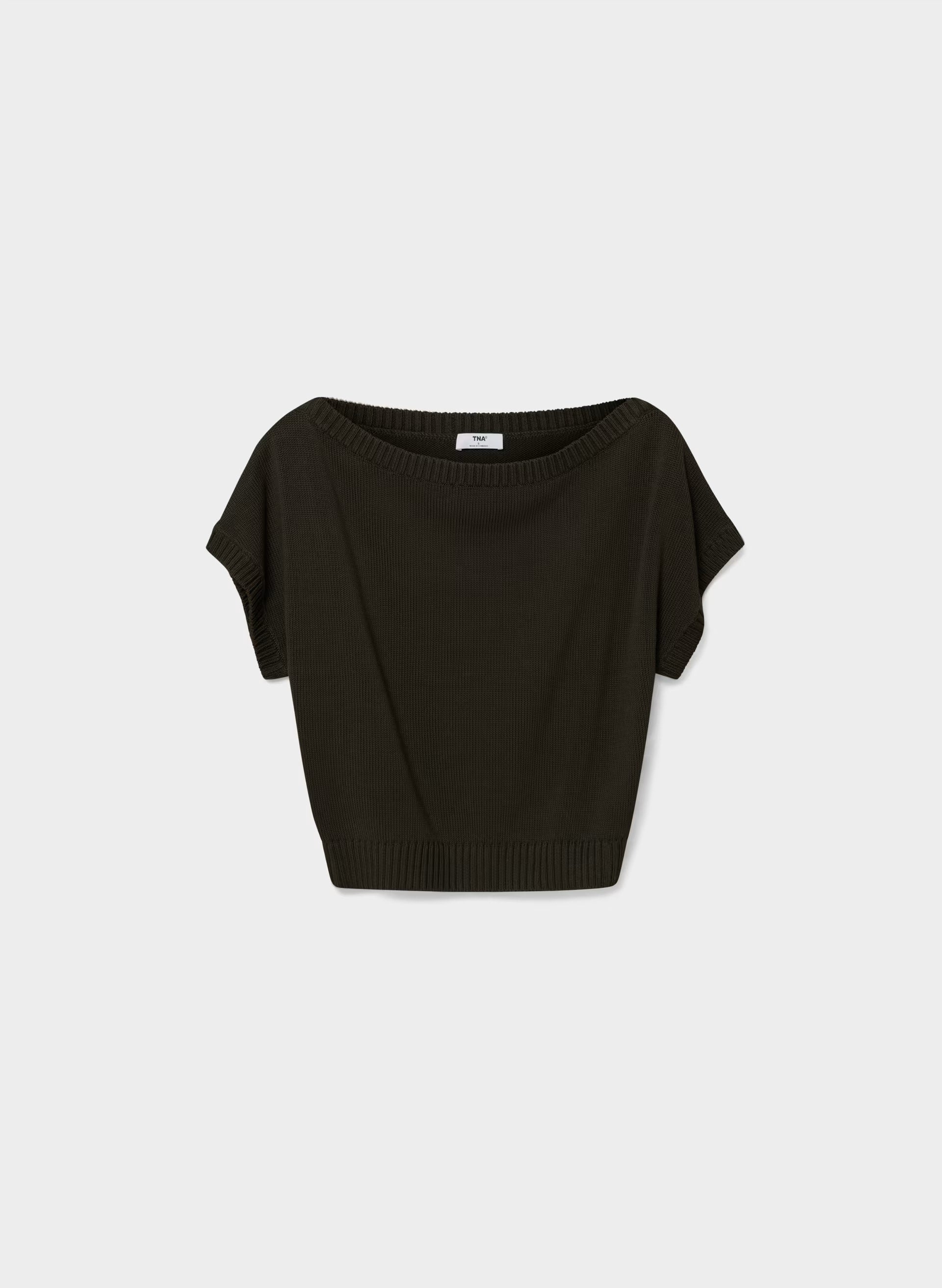 Essential Sky Cotton™ Hermosa Top - CACAO NIB BROWN