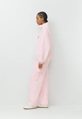 Cozy Sweatfleece Mega Funnel Neck - MAGNOLIA/OPERA ROSE