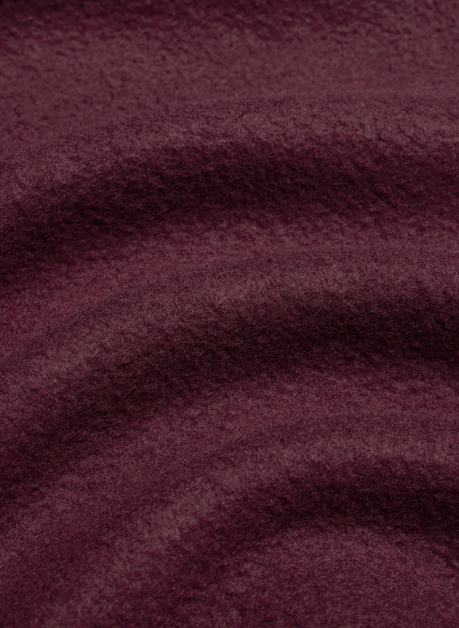 Cozy Sweatfleece BF Off-Shoulder Sweatshirt - GALA PLUM
