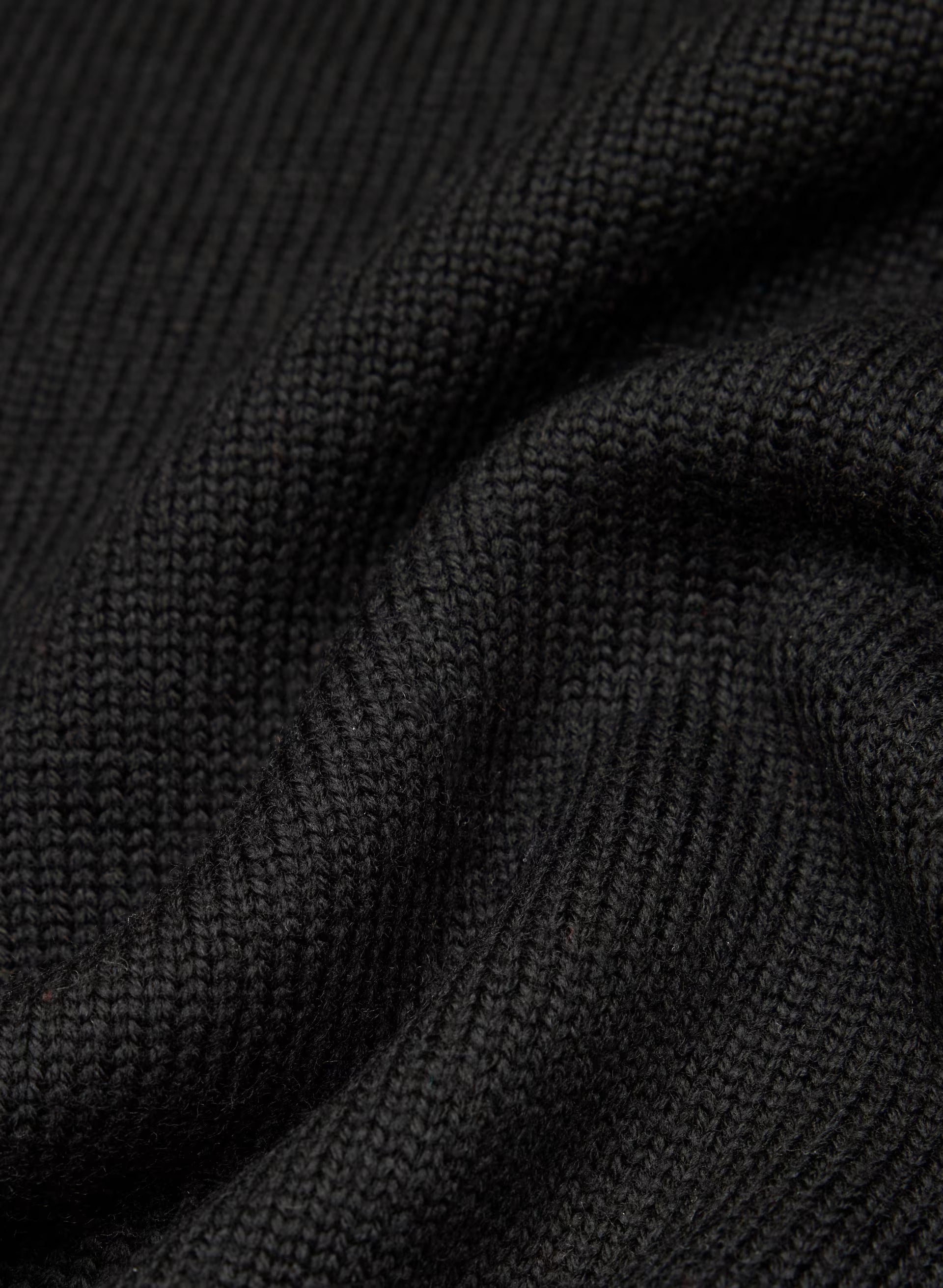 Byline Merino Wool Sweater - BLACK
