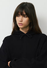 Cozy Sweatfleece Mega Hoodie - BLACK