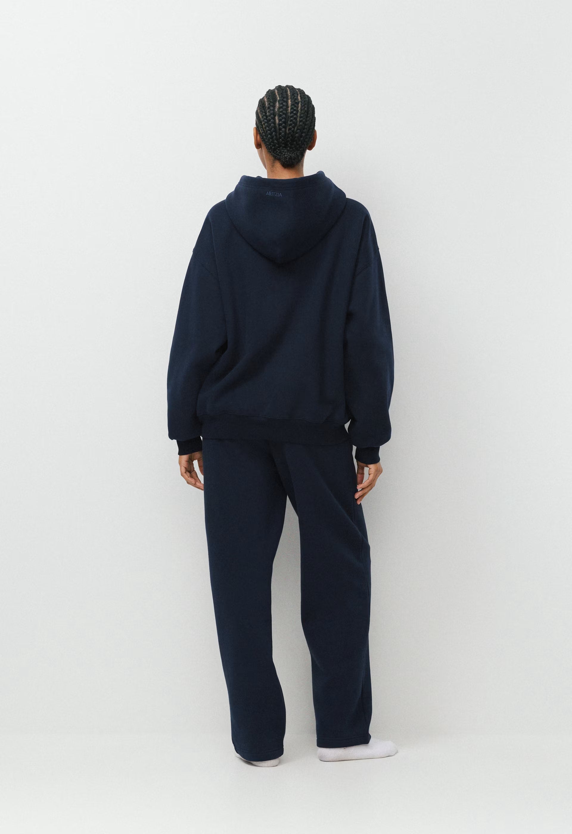 Cozy Sweatfleece Mega Hoodie - ADMIRAL NAVY